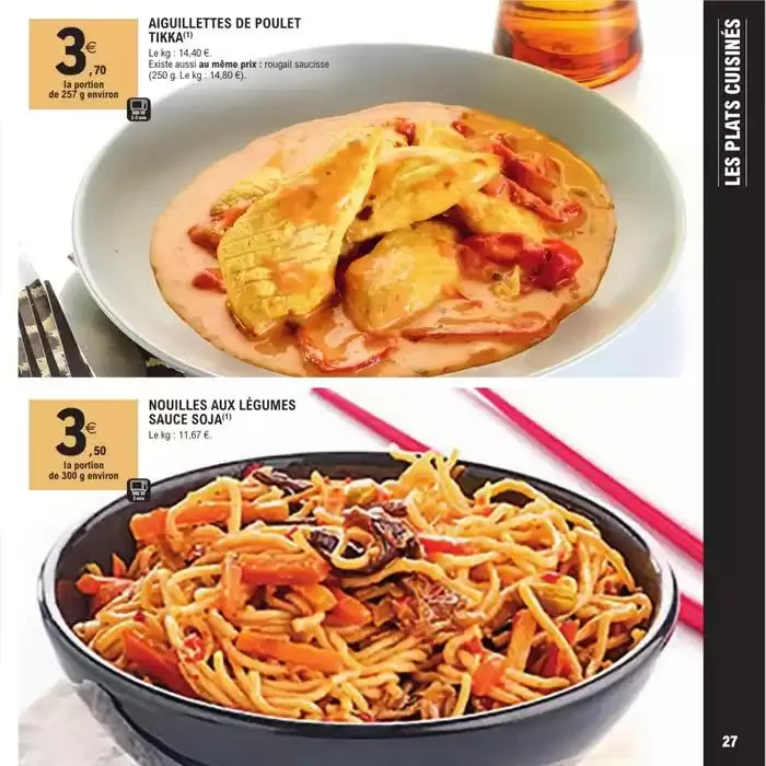 CARTE TRAITEUR PERMANENTE - MIXTE du 8 avril au 17 novembre 2025 - Catalogue page 27