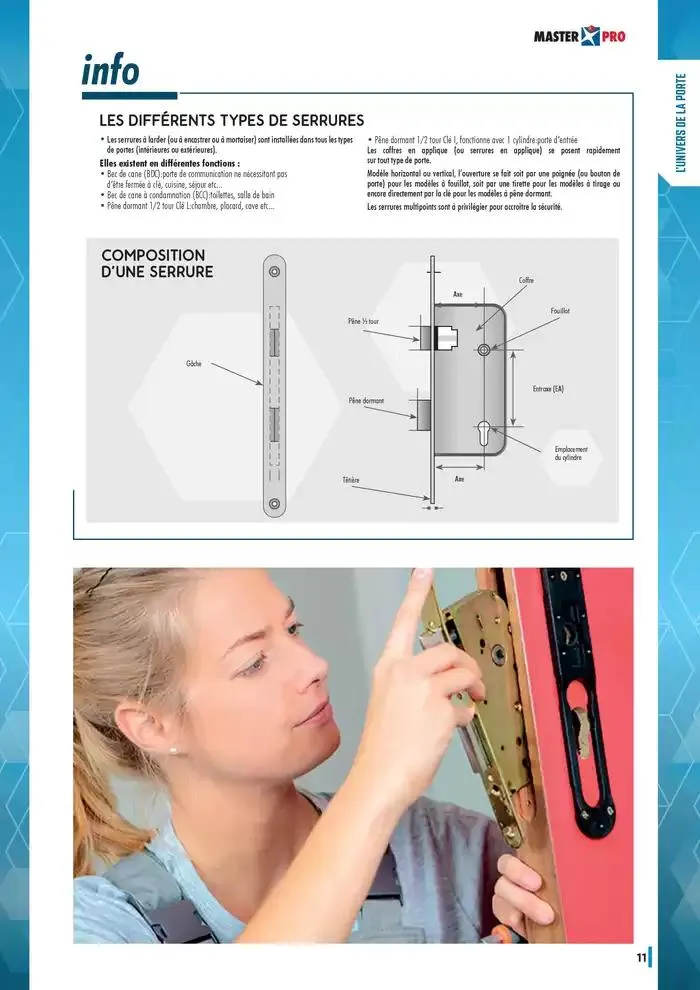 Guide Quincaillerie Serrurerie 2025 - 2026 du 1 avril au 1 avril 2026 - Catalogue page 13