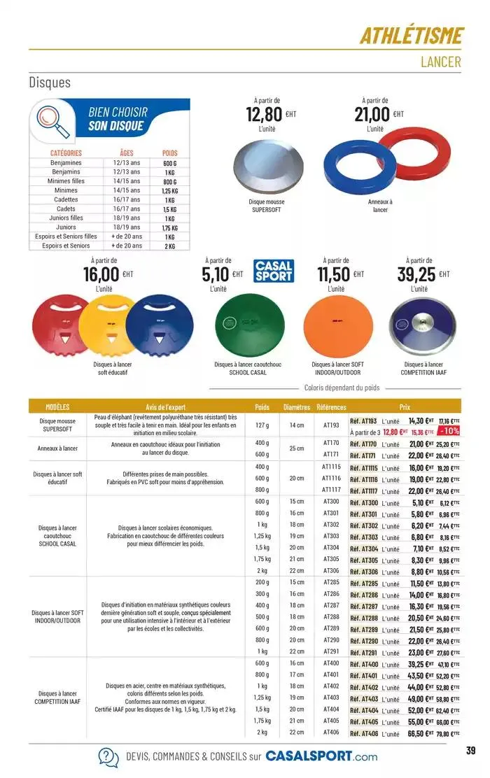 ÉQUIPEMENT SPORTIF du 6 mars au 31 décembre 2025 - Catalogue page 11