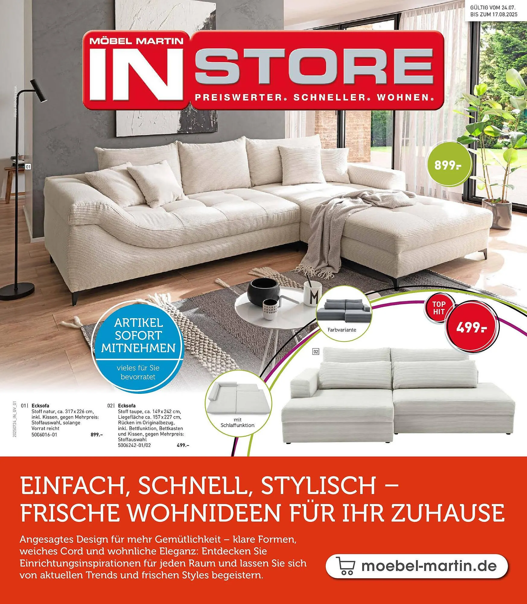 Catalogue Möbel Martin - 1