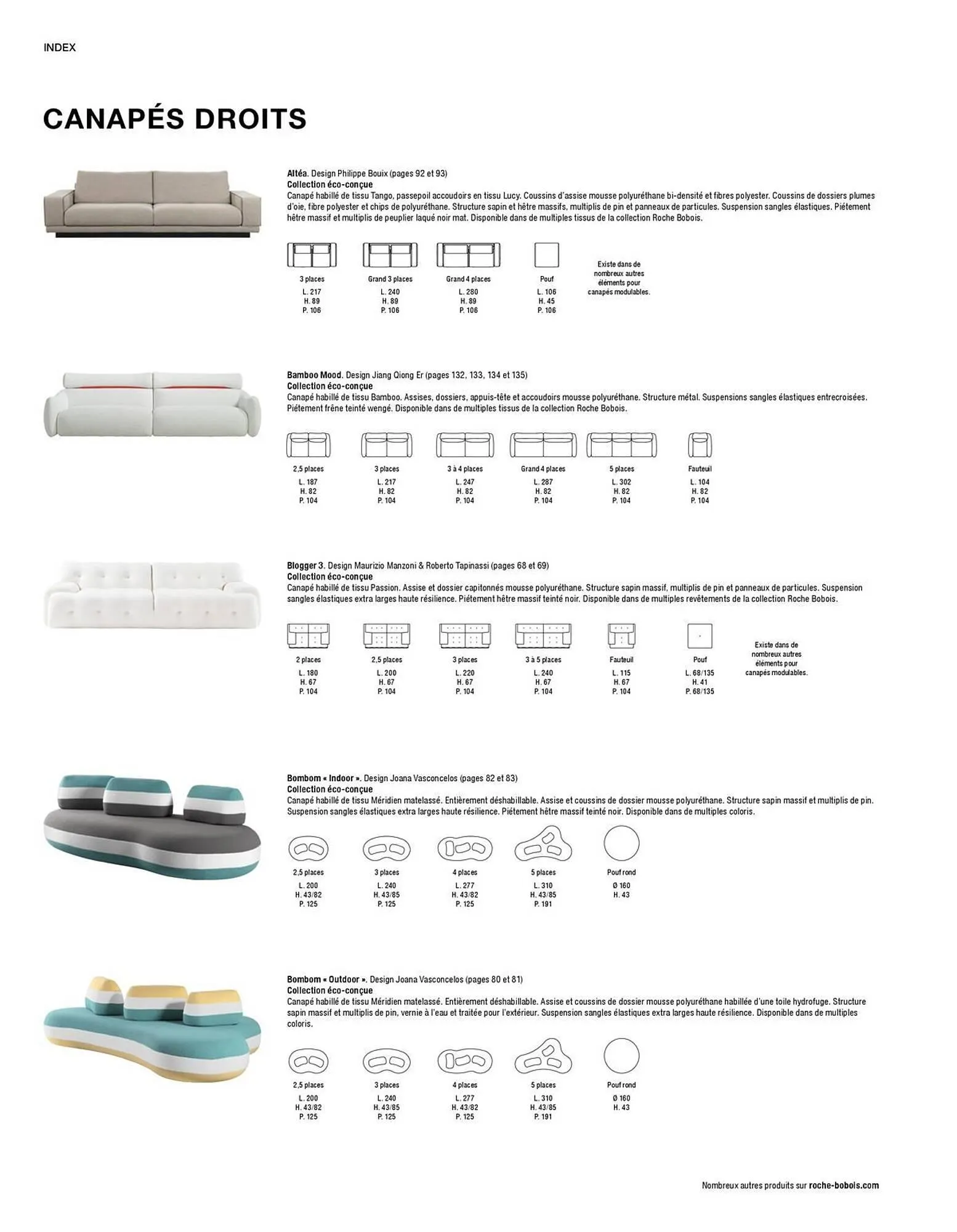 Catalogue Roche Bobois du 13 janvier au 31 décembre 2026 - Catalogue page 276
