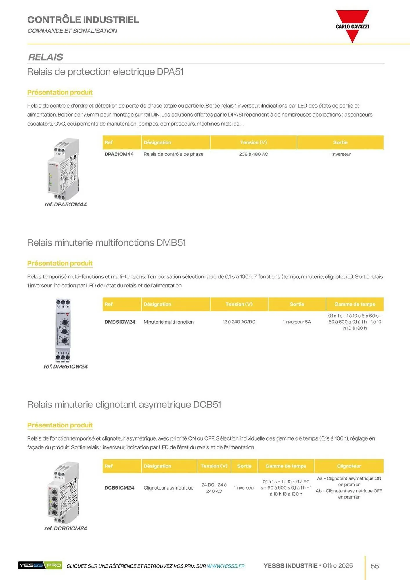Catalogue Yesss electrique du 28 janvier au 31 décembre 2025 - Catalogue page 57