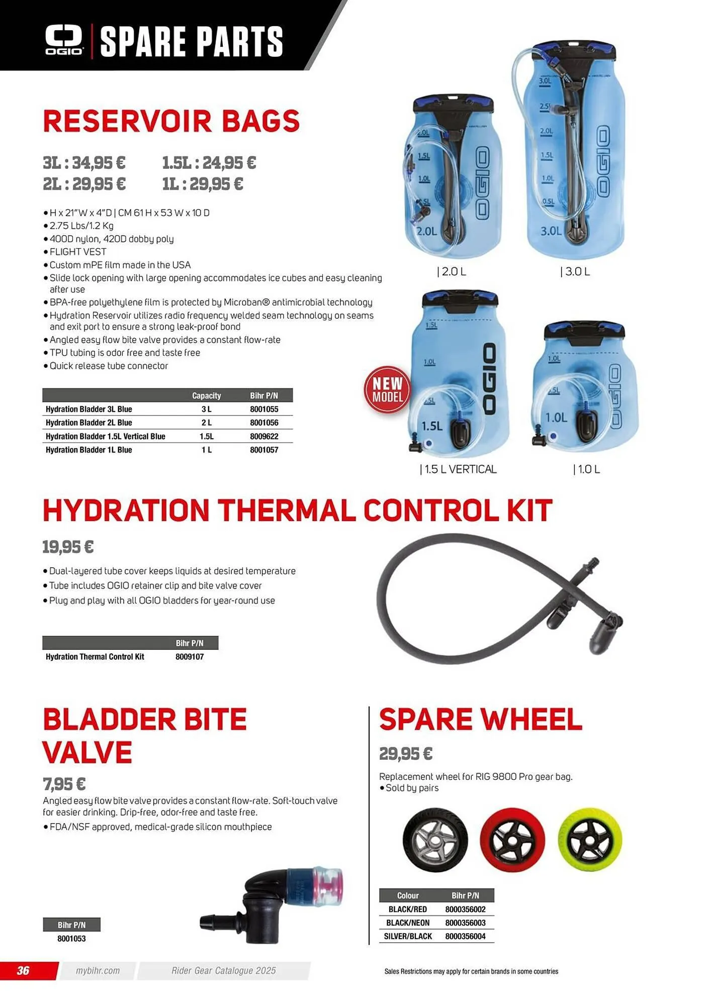 Catalogue Bihr du 5 mars au 31 décembre 2025 - Catalogue page 36