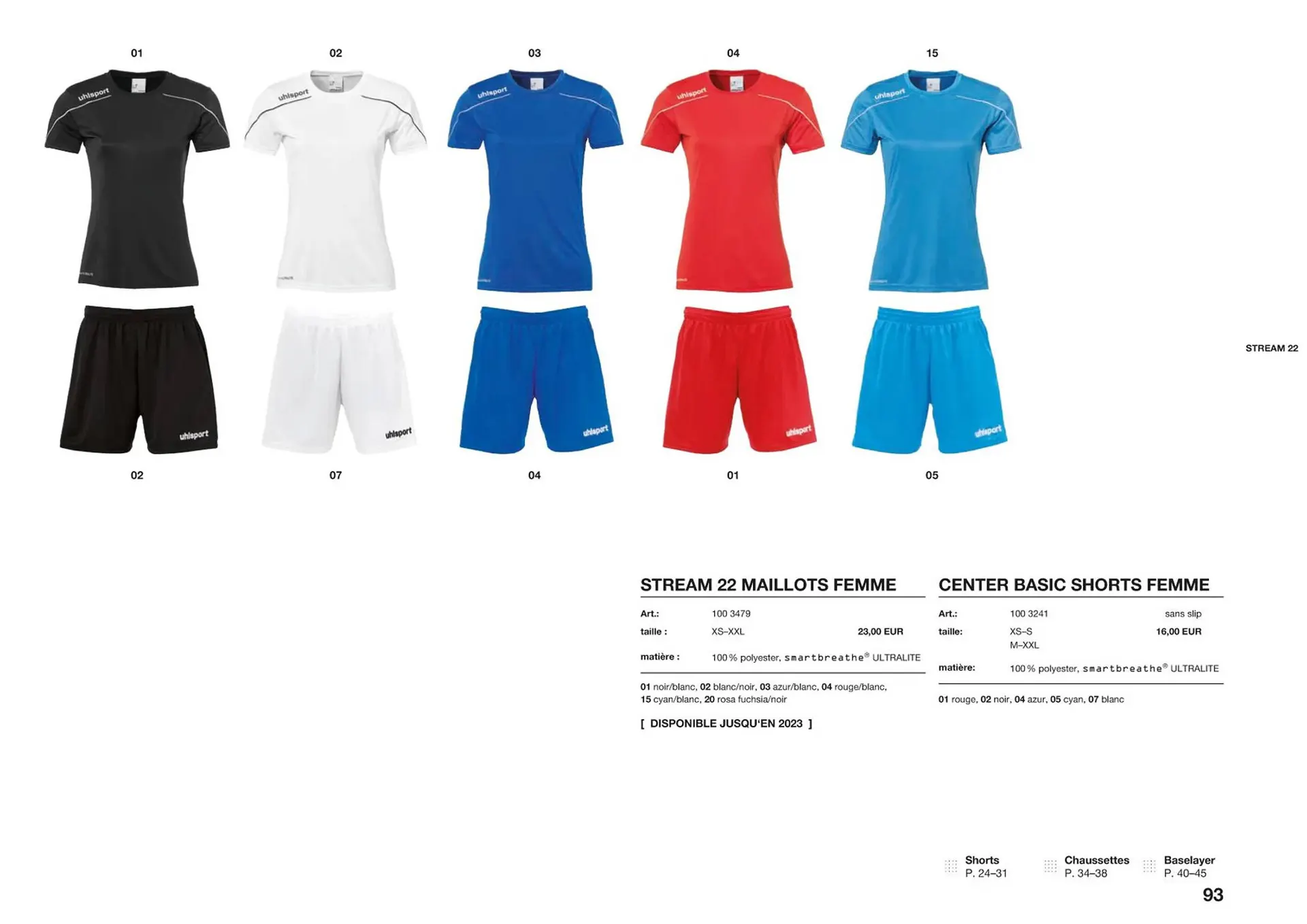 Catalogue Uhlsport du 1 mars au 31 décembre 2023 - Catalogue page 93