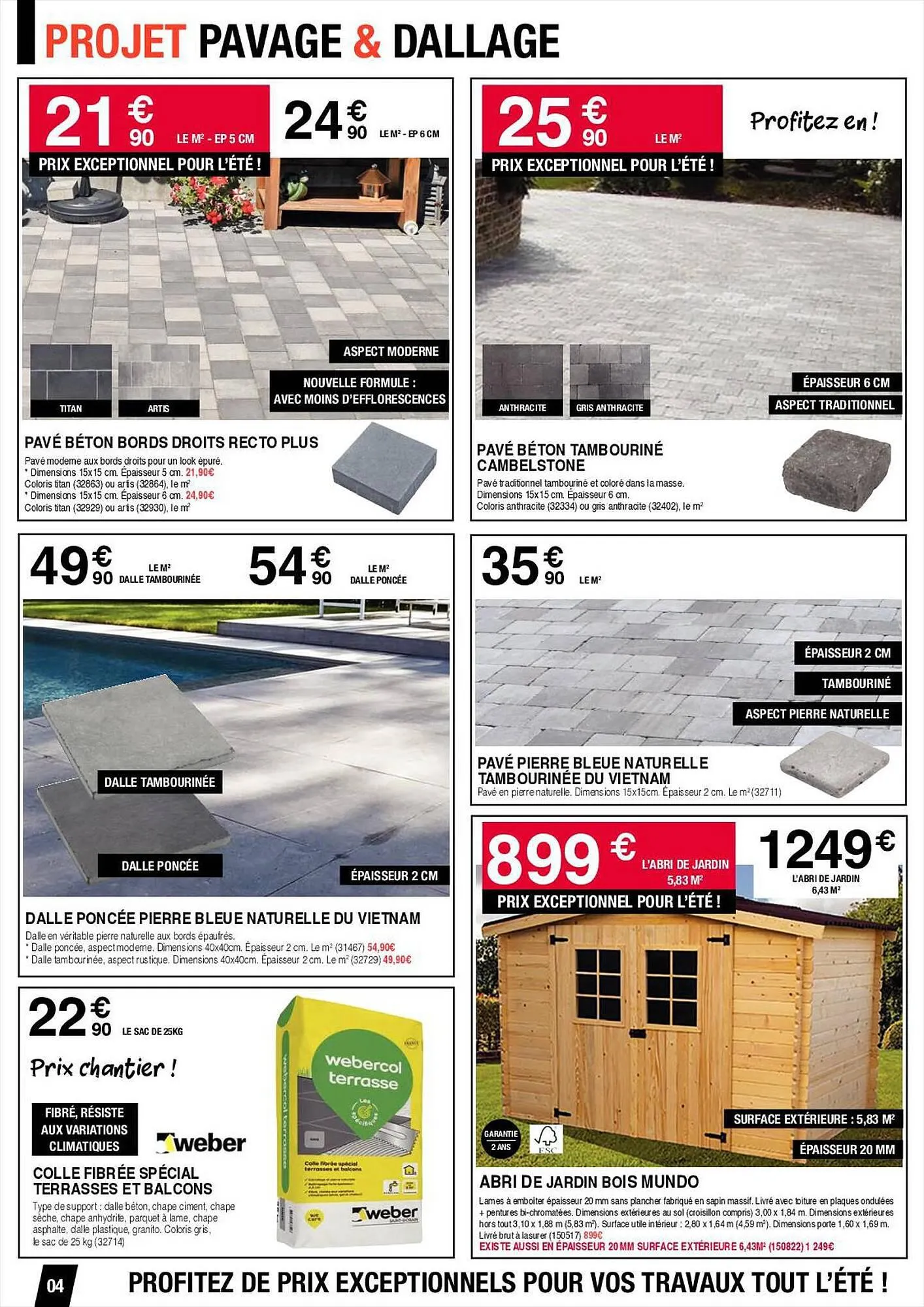 Catalogue Chretien Matériaux du 6 juillet au 19 août 2023 - Catalogue page 4