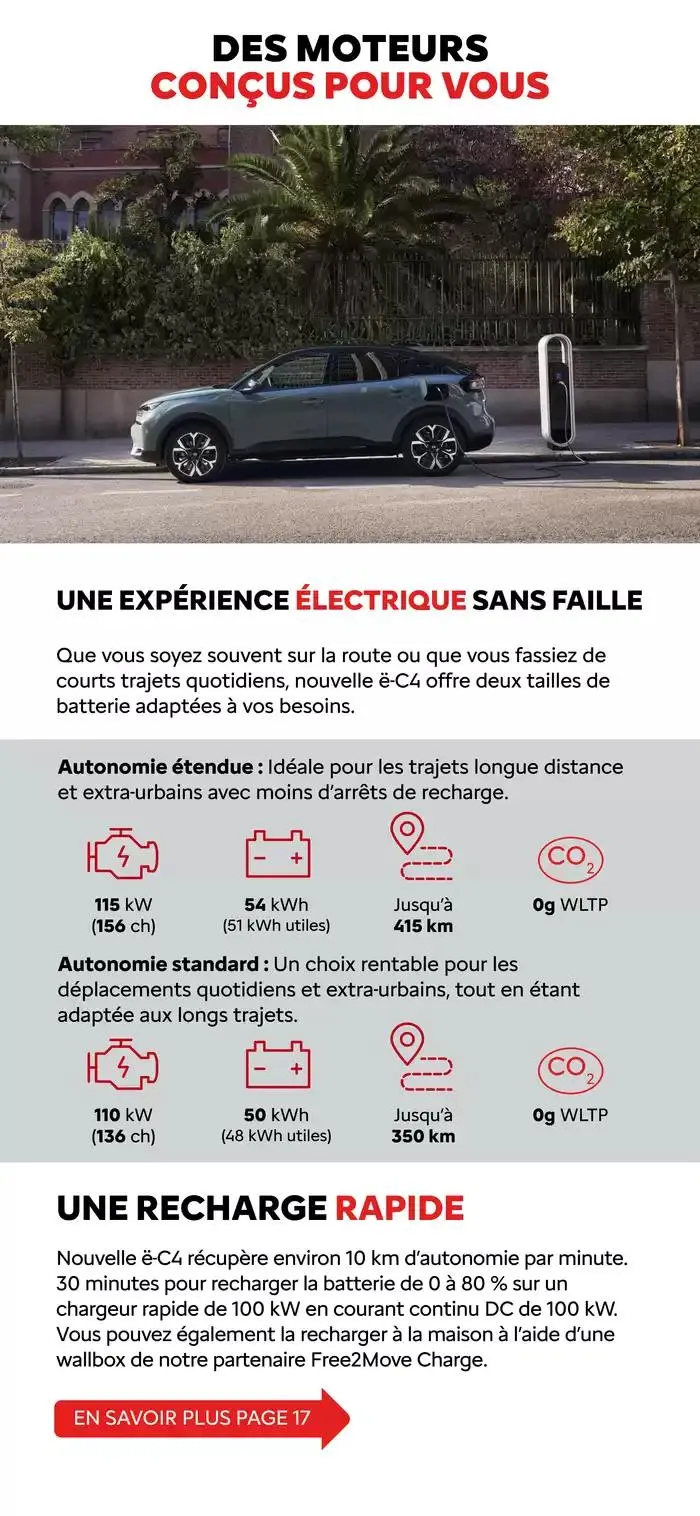 Citroën Nouvelle ë-C4 Electrique 5 portes C-BOOK du 15 janvier au 15 janvier 2026 - Catalogue page 9