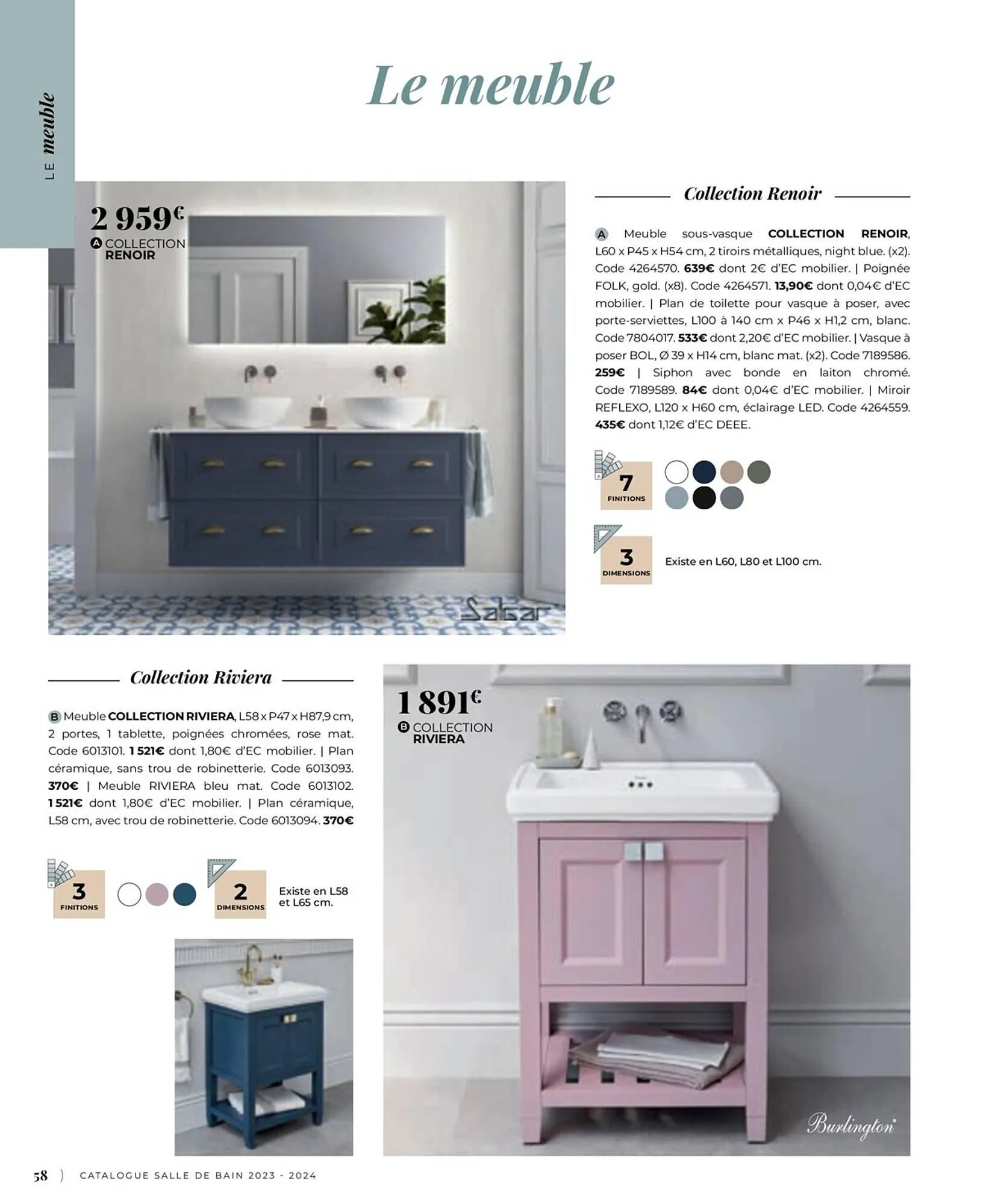 Catalogue Cedeo du 6 juillet au 31 décembre 2023 - Catalogue page 58