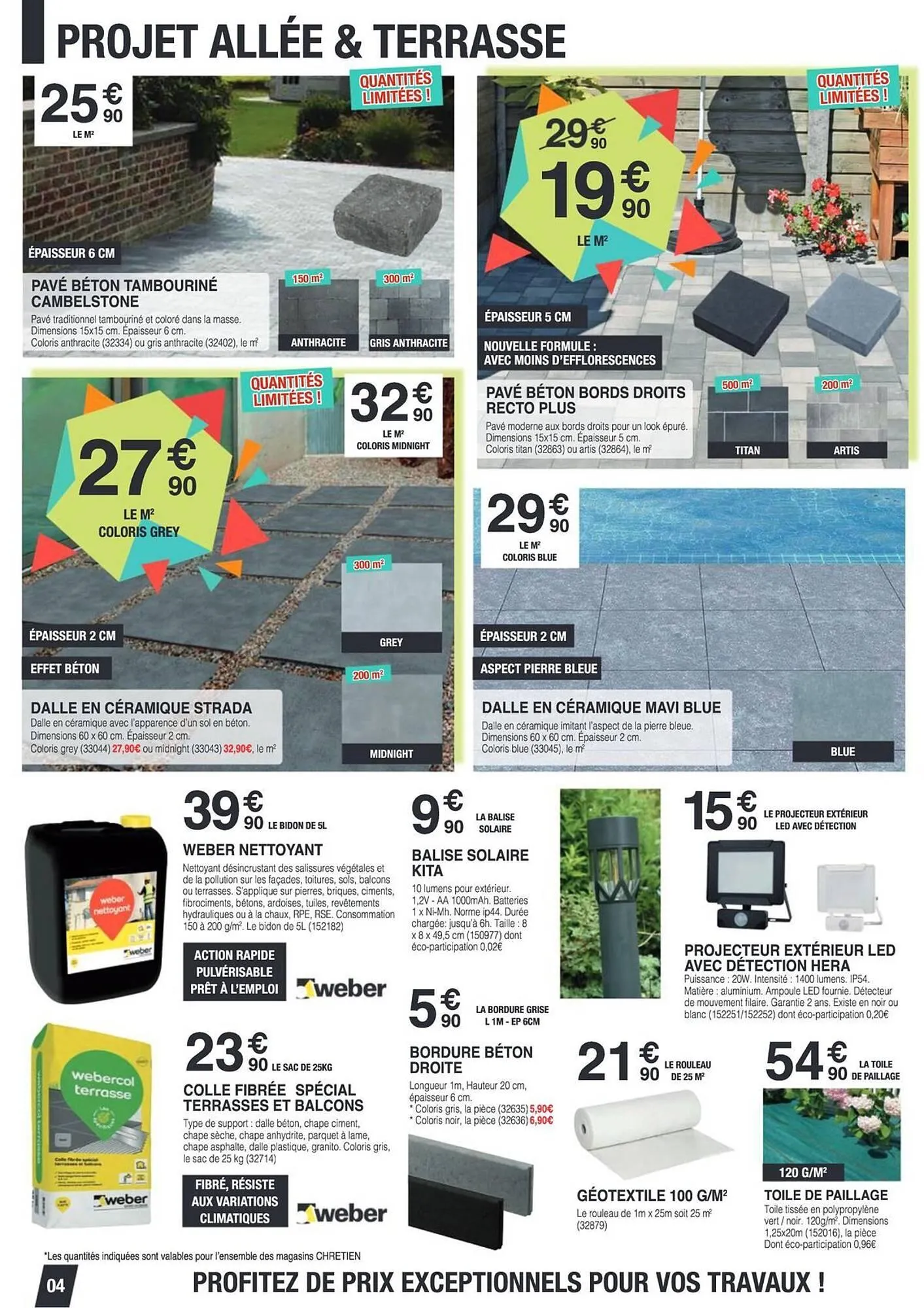 Catalogue Chretien Matériaux du 7 mars au 29 mars 2025 - Catalogue page 4