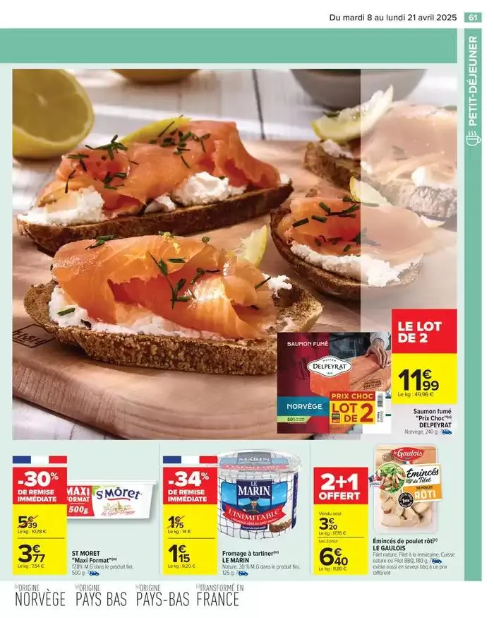 JOYEUSES PÂQUES & MEILLEURS PRIX du 8 avril au 21 avril 2025 - Catalogue page 63