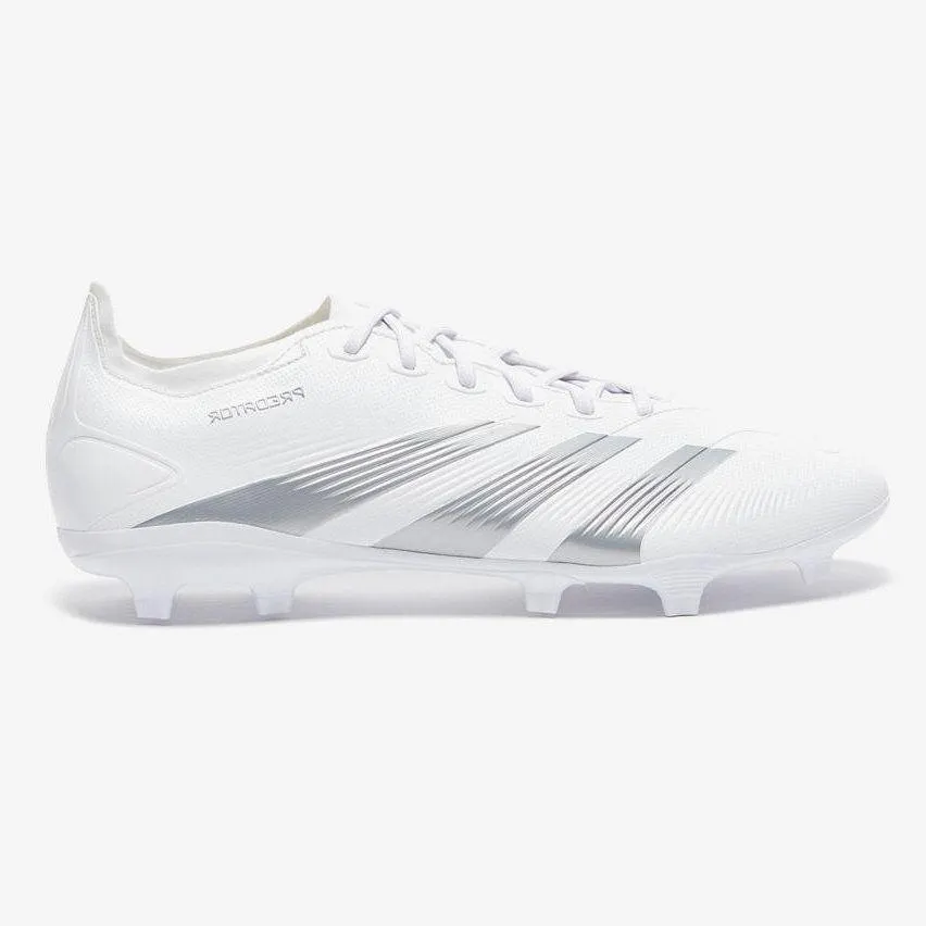 Chaussures Rugby Predator League FG Crampons Moulés Terrain Sec Blanc - Adidas
