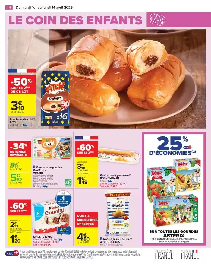 LE COIN DES ENFANTS du 1 avril au 14 avril 2025 - Catalogue page 16