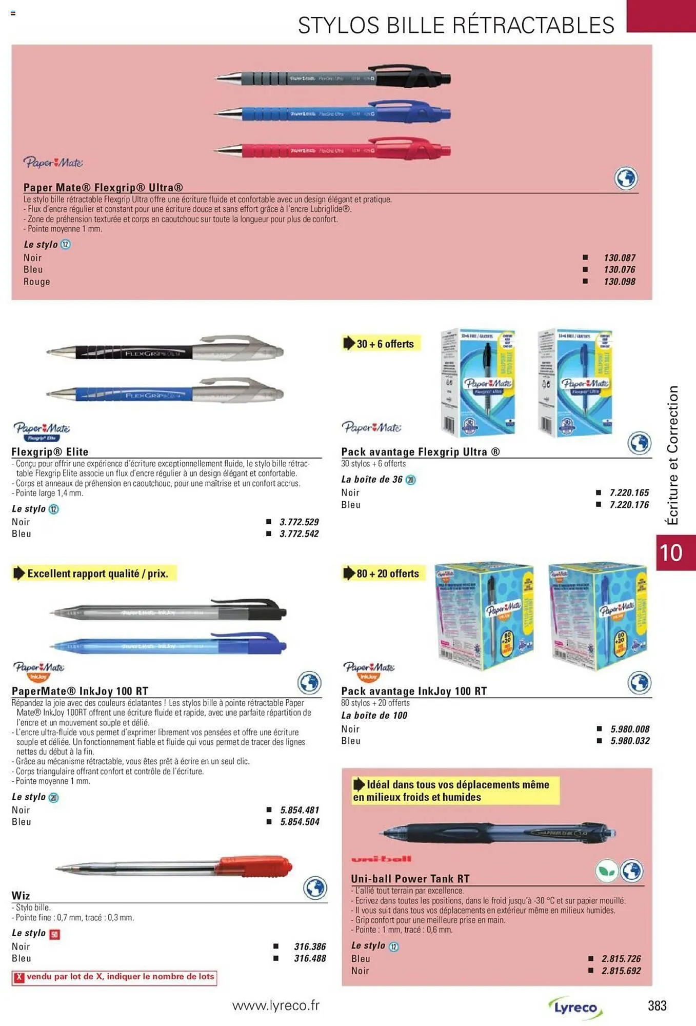 Catalogue Lyreco du 15 mai au 31 décembre 2023 - Catalogue page 383