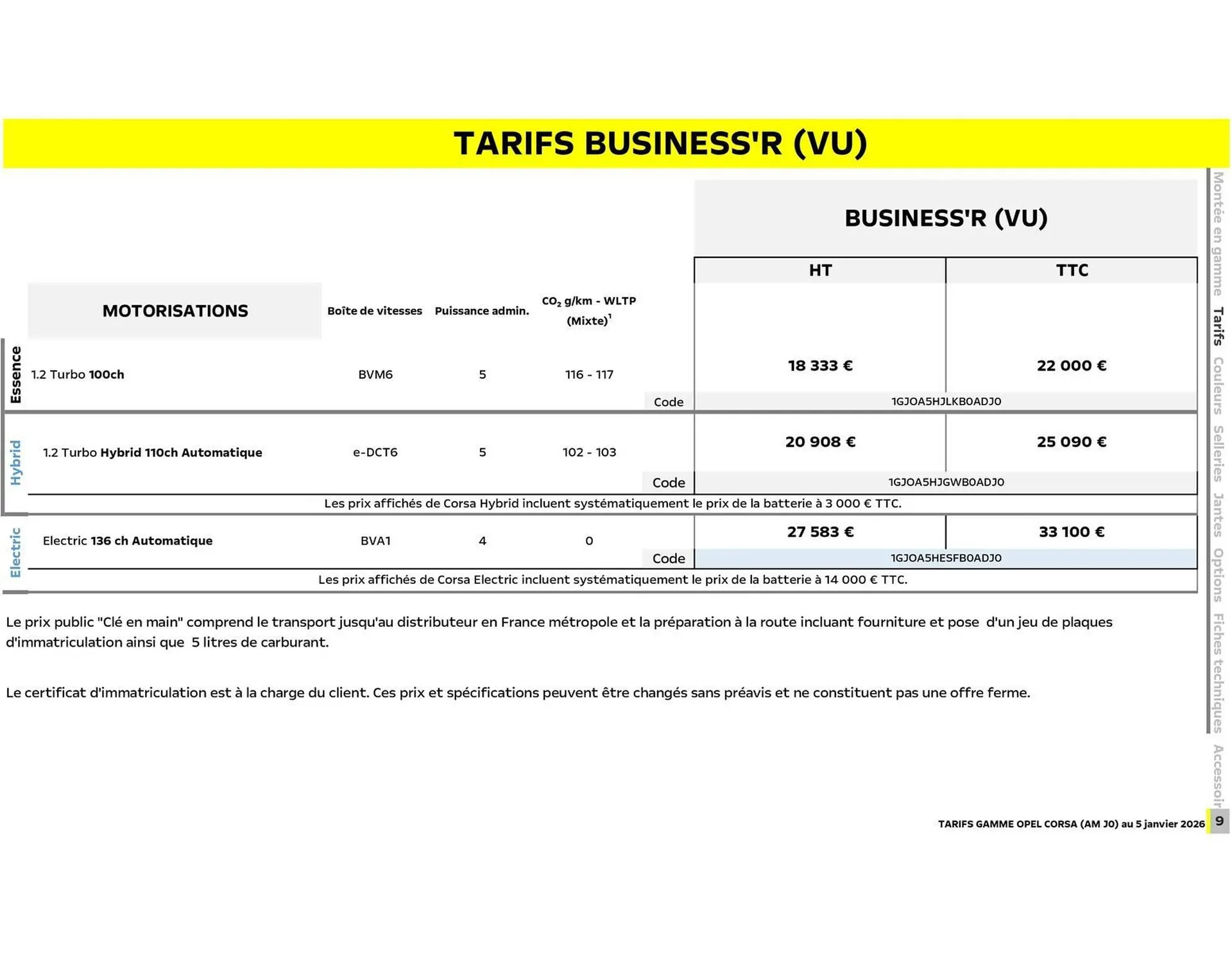 Catalogue Opel du 6 janvier au 6 janvier 2027 - Catalogue page 10