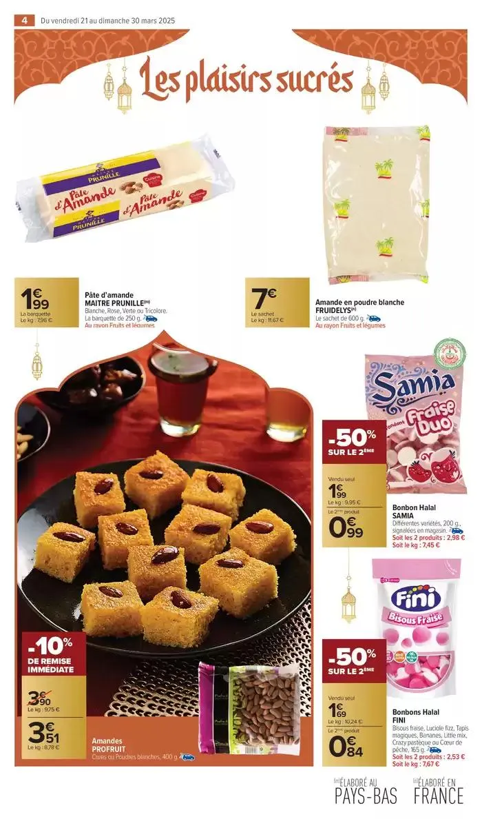 TOUT L'AÏD EL-FITR A PETITS PRIX du 21 mars au 30 mars 2025 - Catalogue page 4