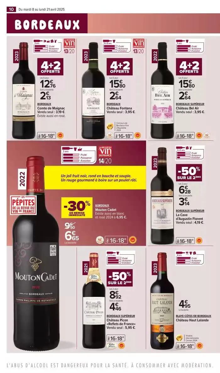 FOIRE AUX VINS DE PRINTEMPS du 8 avril au 21 avril 2025 - Catalogue page 12