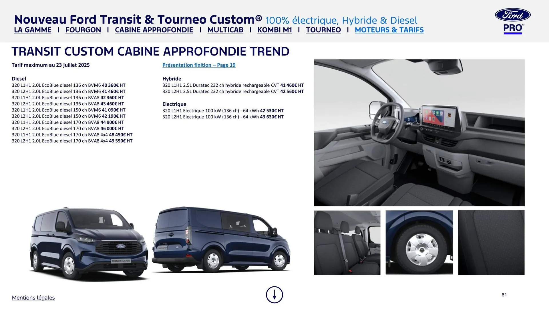 Catalogue Ford du 8 août au 8 août 2026 - Catalogue page 61