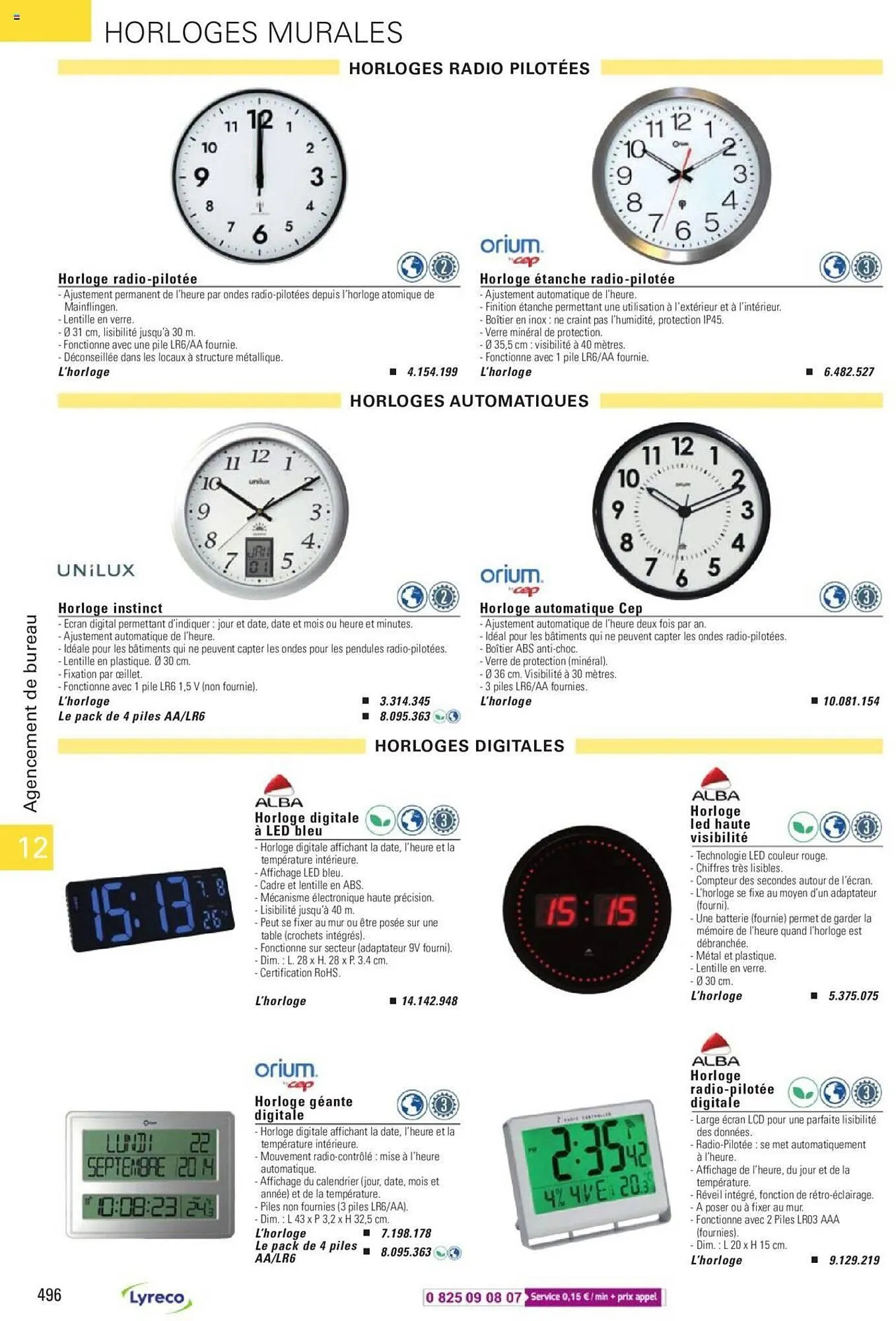 Catalogue Lyreco du 15 mai au 31 décembre 2023 - Catalogue page 496
