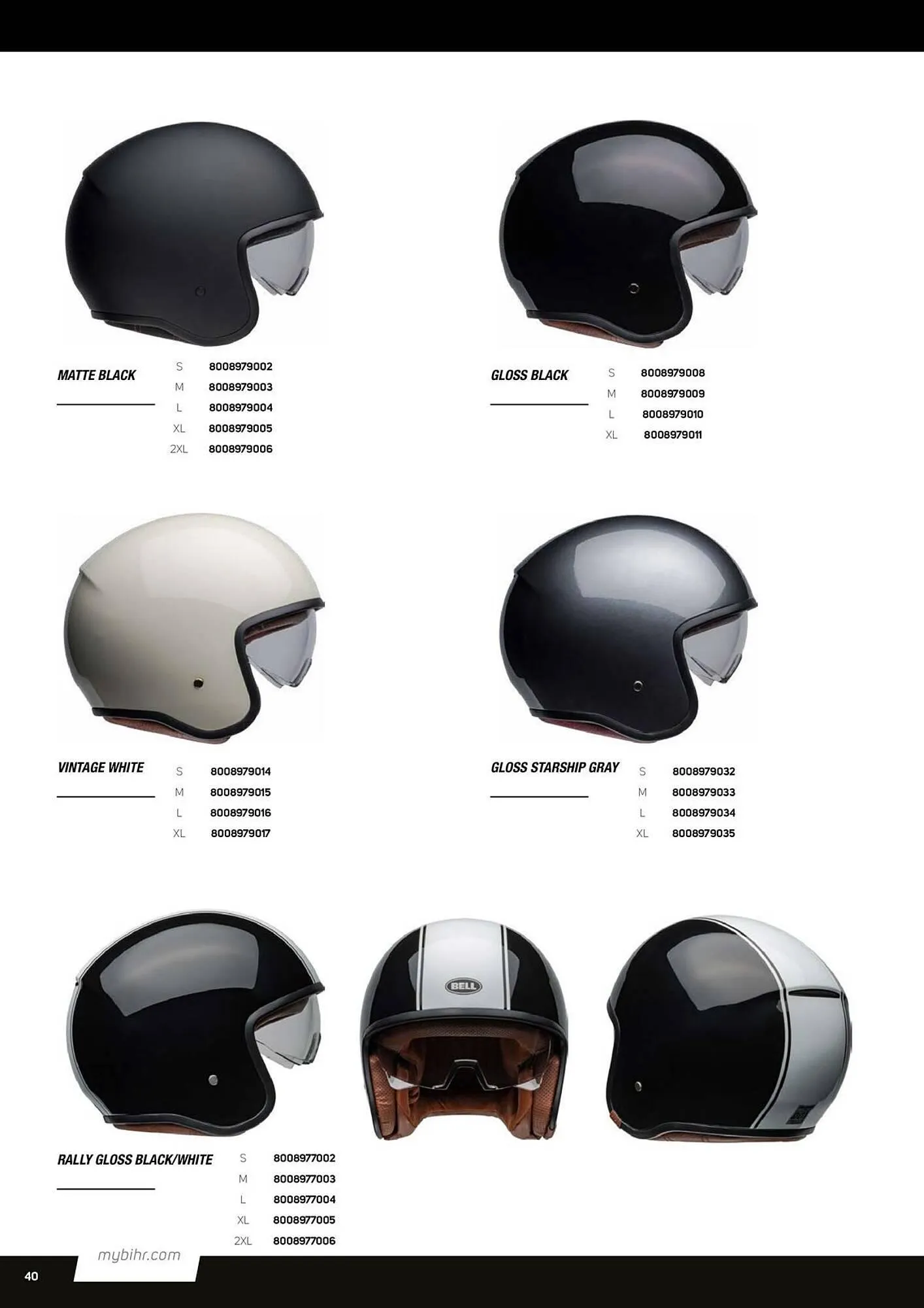 Catalogue Bihr du 27 mars au 31 décembre 2025 - Catalogue page 40