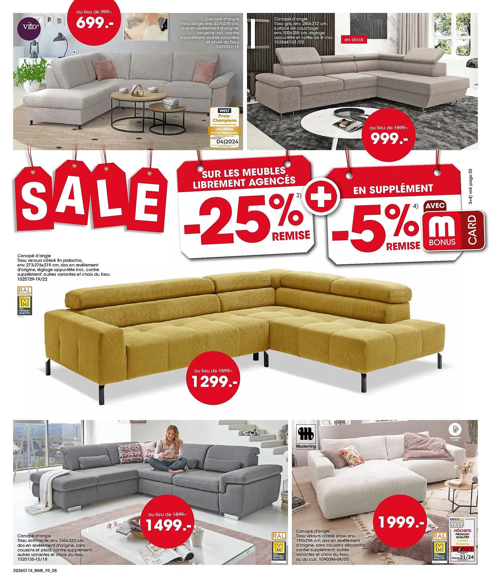 Catalogue Möbel Martin du 13 janvier au 31 janvier 2026 - Catalogue page 8