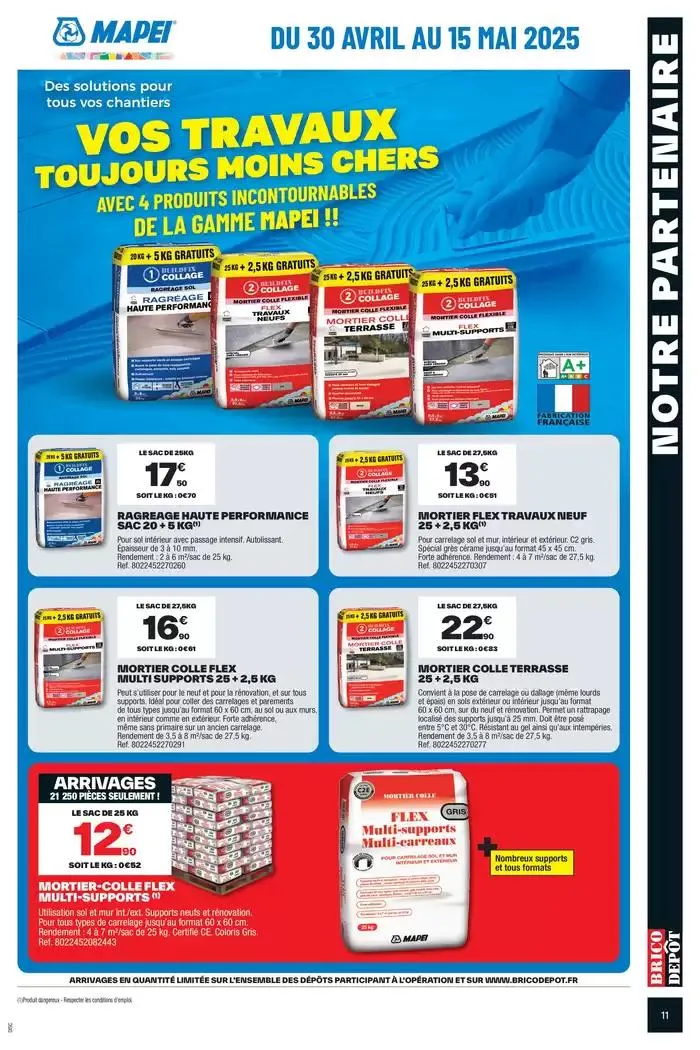 Voyez plus grand avec nos prix dépôt ! du 30 avril au 15 mai 2025 - Catalogue page 11