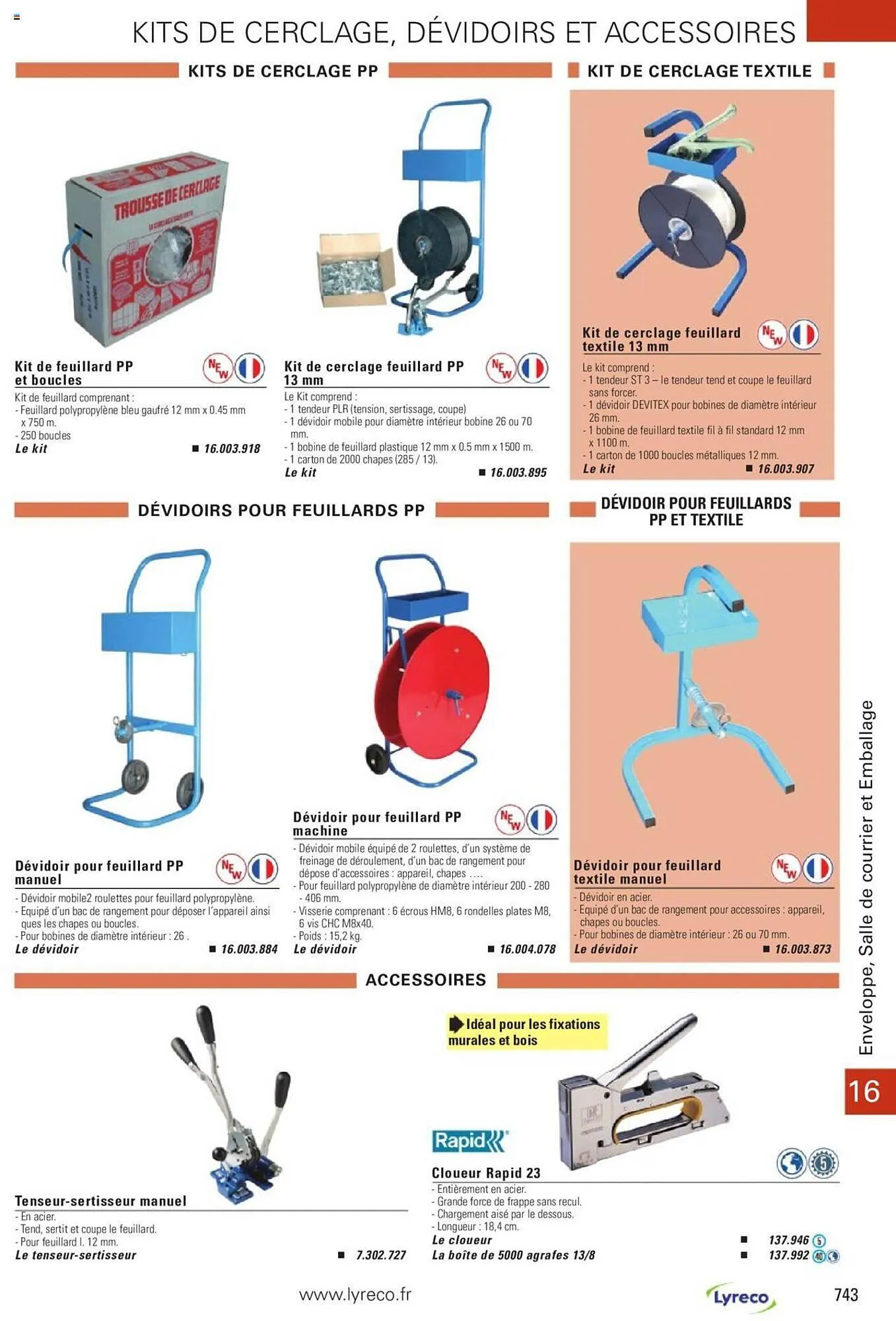 Catalogue Lyreco du 15 mai au 31 décembre 2023 - Catalogue page 743