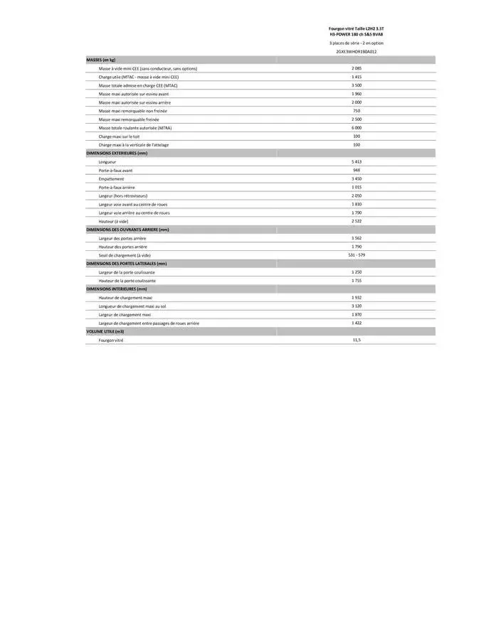 Opel Movano du 4 avril au 4 avril 2026 - Catalogue page 96