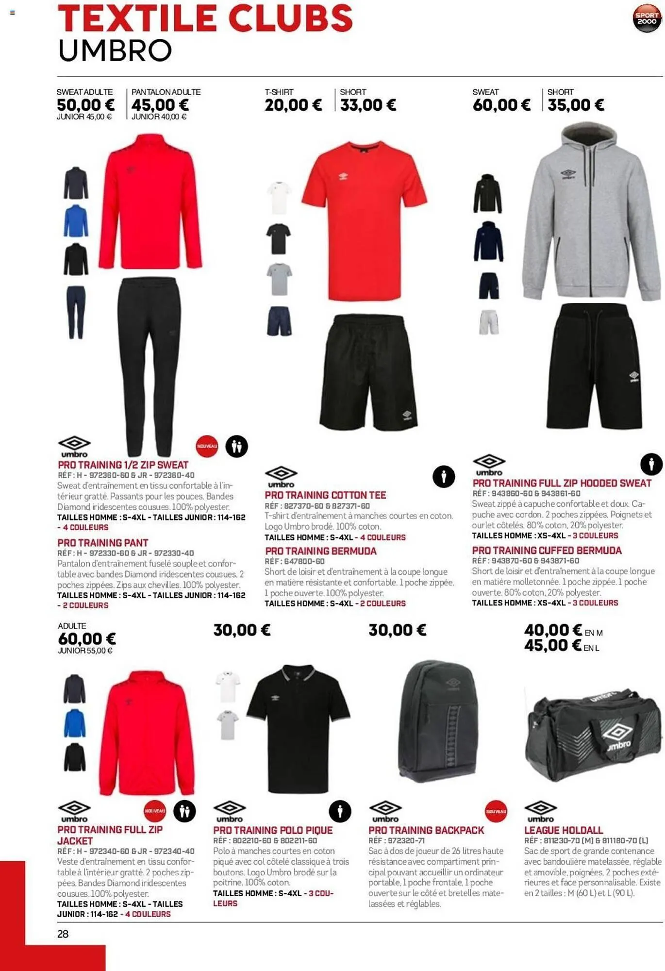 Catalogue Sport 2000 du 28 mai au 31 décembre 2025 - Catalogue page 23