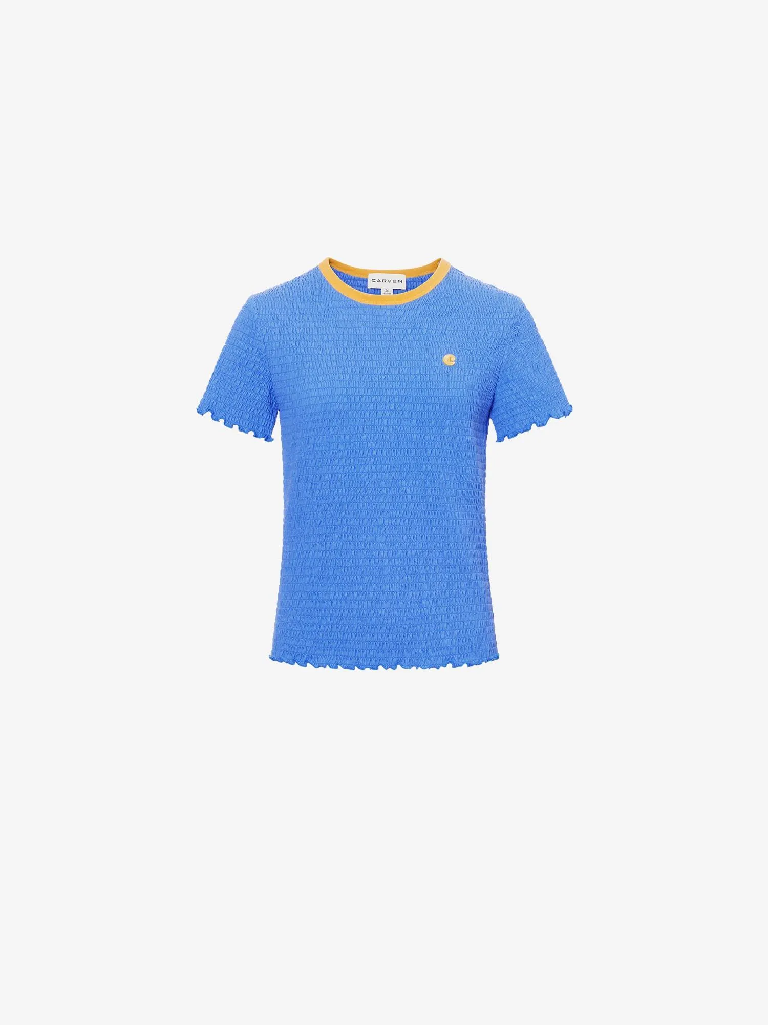 DIAR BLUE COTTON TEE-SHIRT
