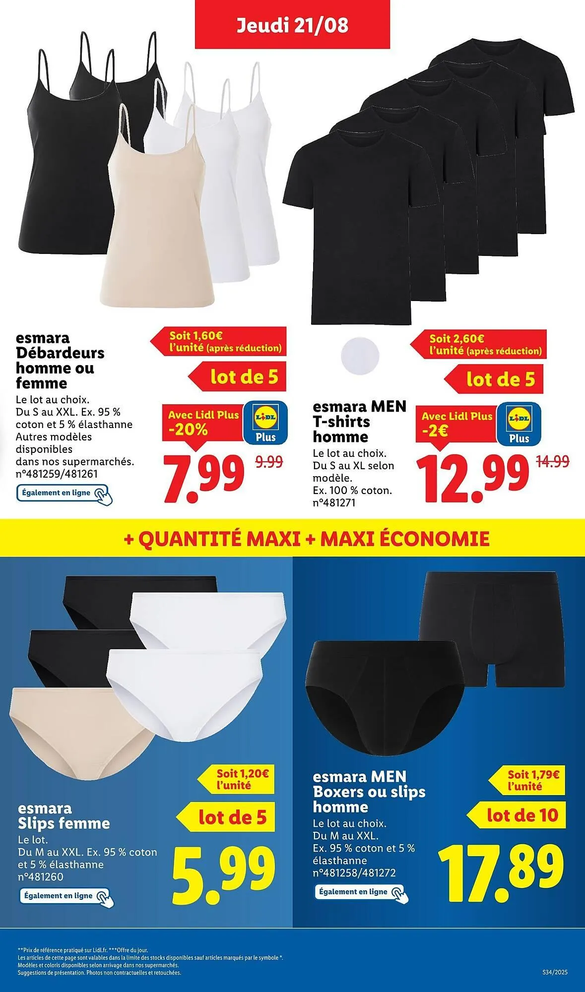 Catalogue Lidl du 21 août au 25 août 2025 - Catalogue page 19