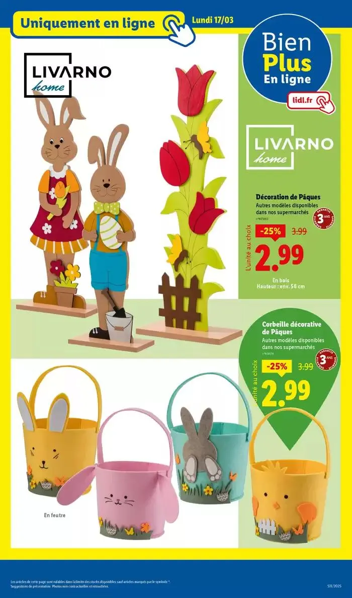 Retrouvez des réductions sur un ensemble de produits de grandes marques chez Lidl ! du 13 mars au 19 mars 2025 - Catalogue page 69