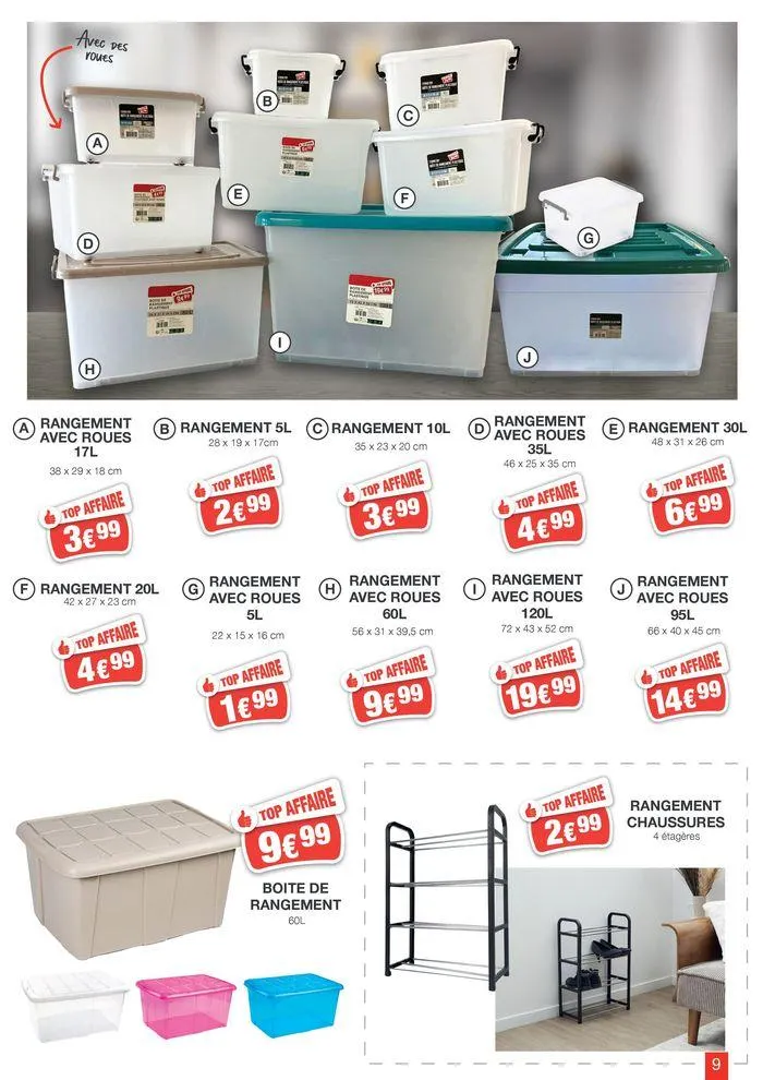 TOP AFFAIRE du 31 juillet au 31 juillet 2024 - Catalogue page 9