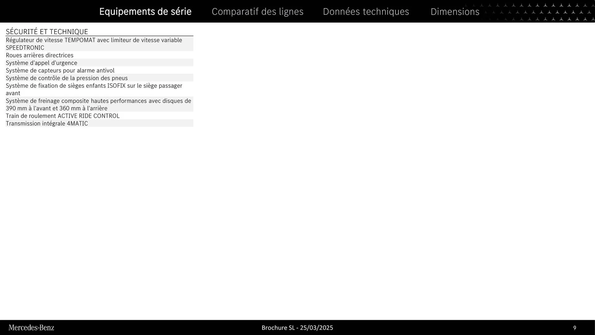 Catalogue Mercedes-Benz du 3 septembre au 3 septembre 2026 - Catalogue page 9