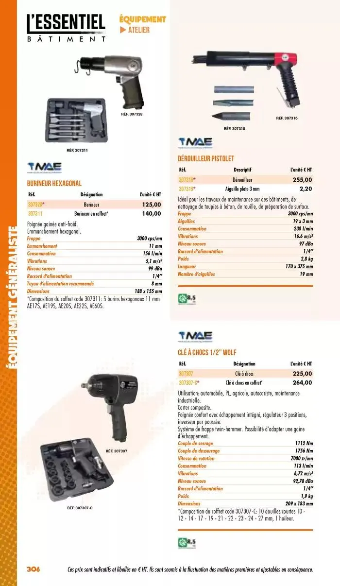 Essentiel Batiment 2025 du 3 janvier au 31 décembre 2025 - Catalogue page 308