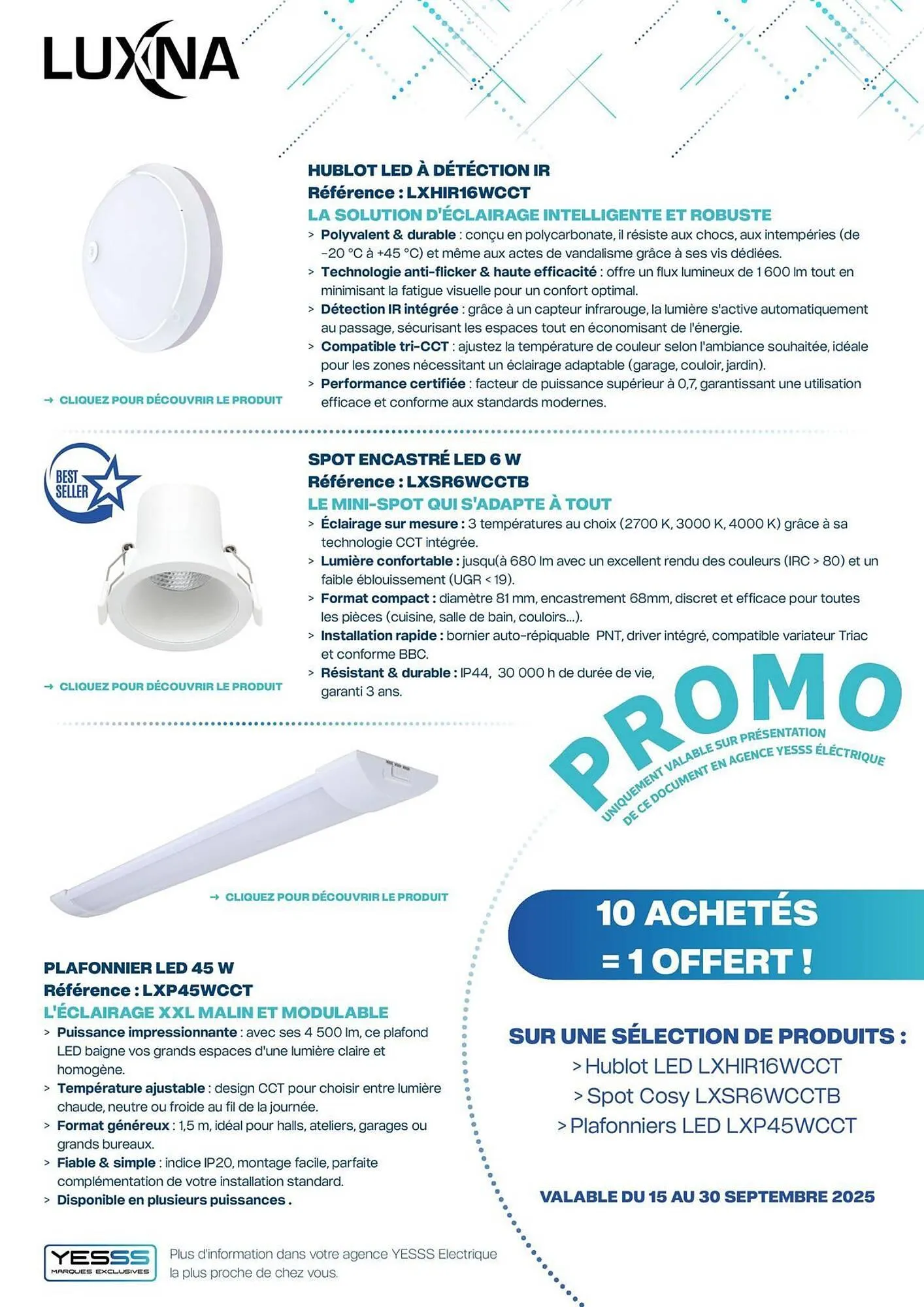 Catalogue Yesss electrique du 15 septembre au 30 novembre 2025 - Catalogue page 6