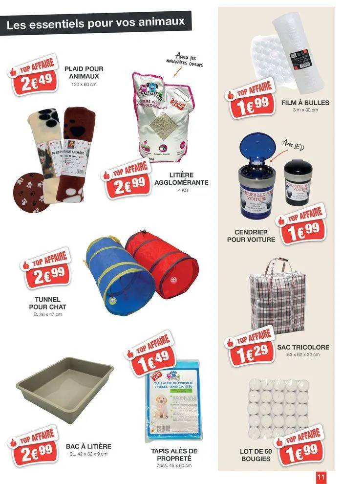 TOP AFFAIRE du 31 juillet au 31 juillet 2024 - Catalogue page 11