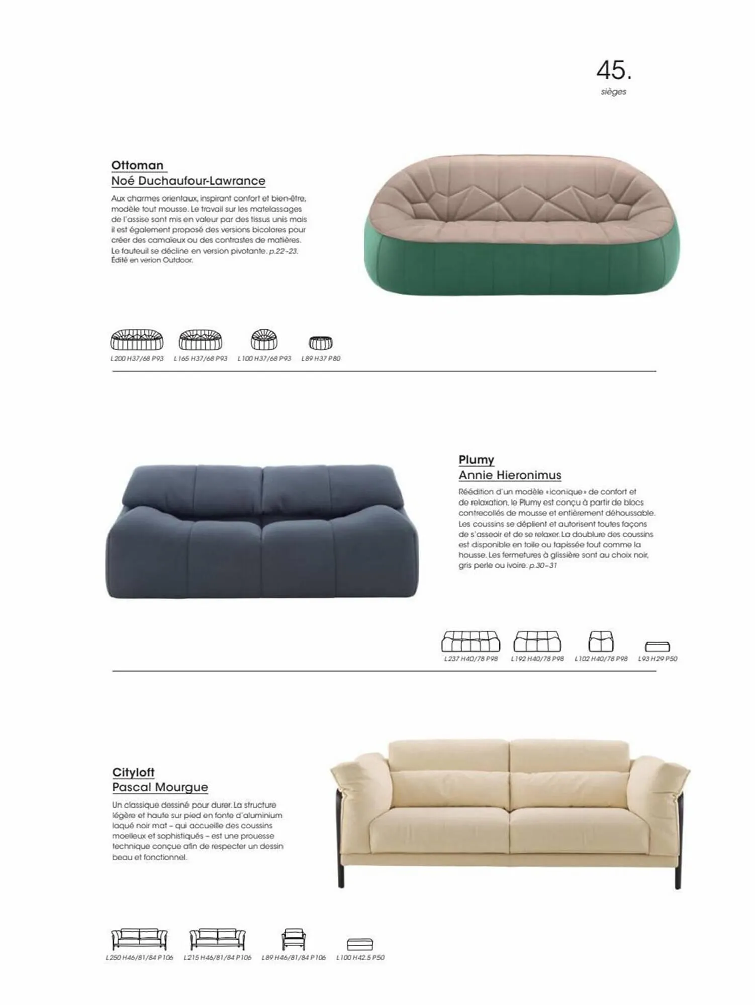 Catalogue Cinna du 5 janvier au 31 décembre 2023 - Catalogue page 45