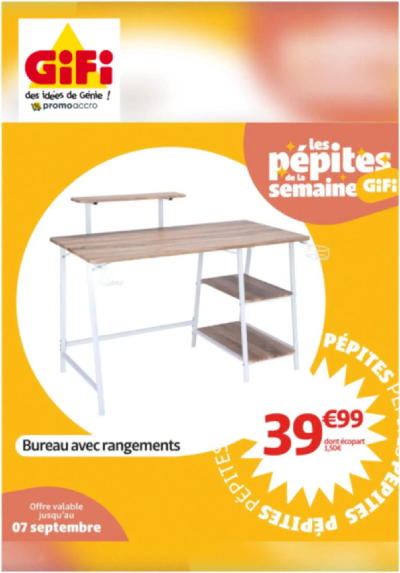 catalogue Gifi du 2 septembre au 7 septembre 2025 - Catalogue page 1