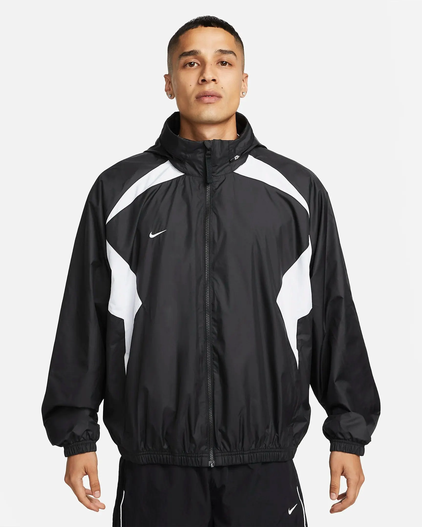 Veste de survêtement Nike FC Repel - Noir/Blanc