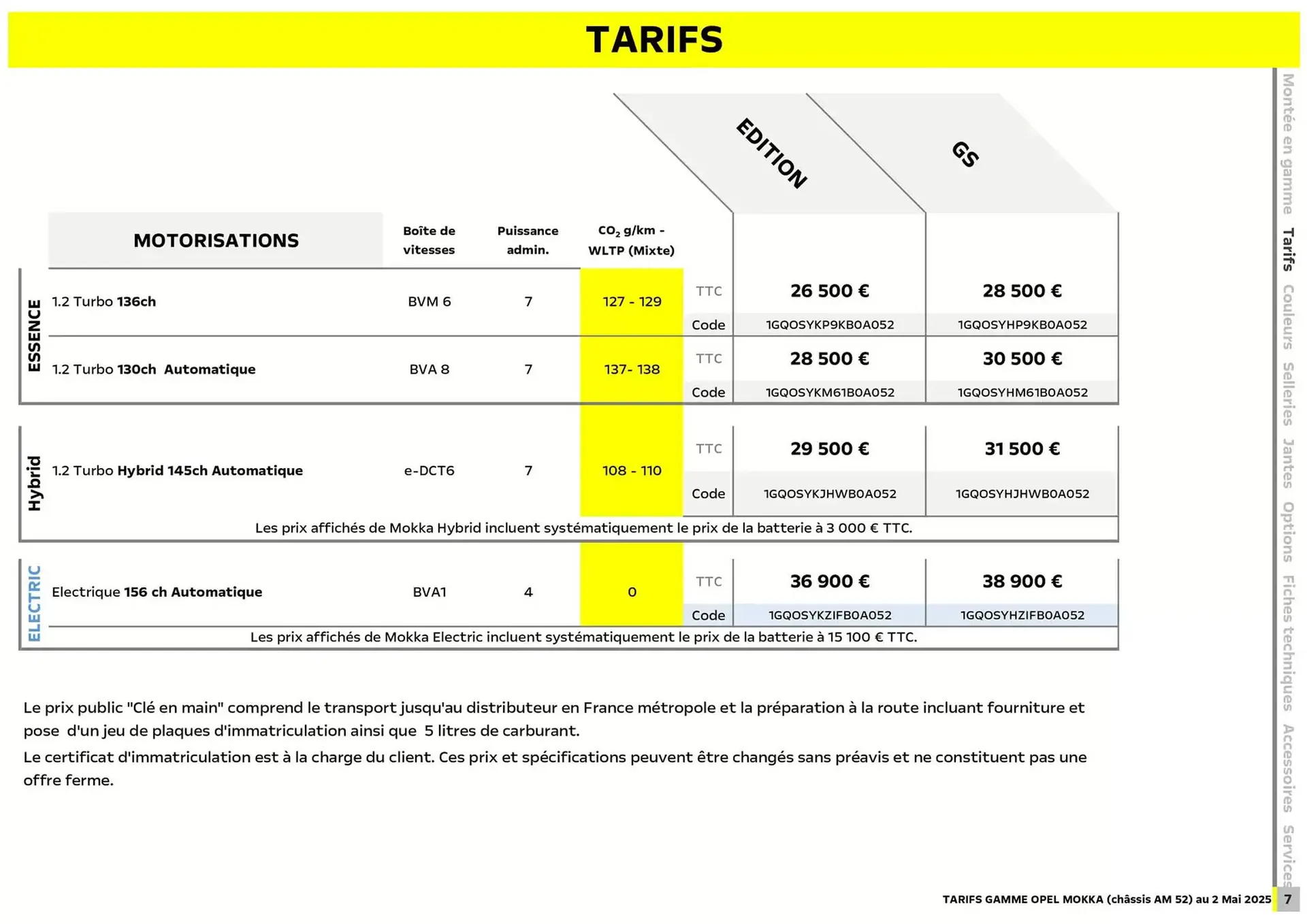 Catalogue Opel du 12 mai au 12 mai 2026 - Catalogue page 7