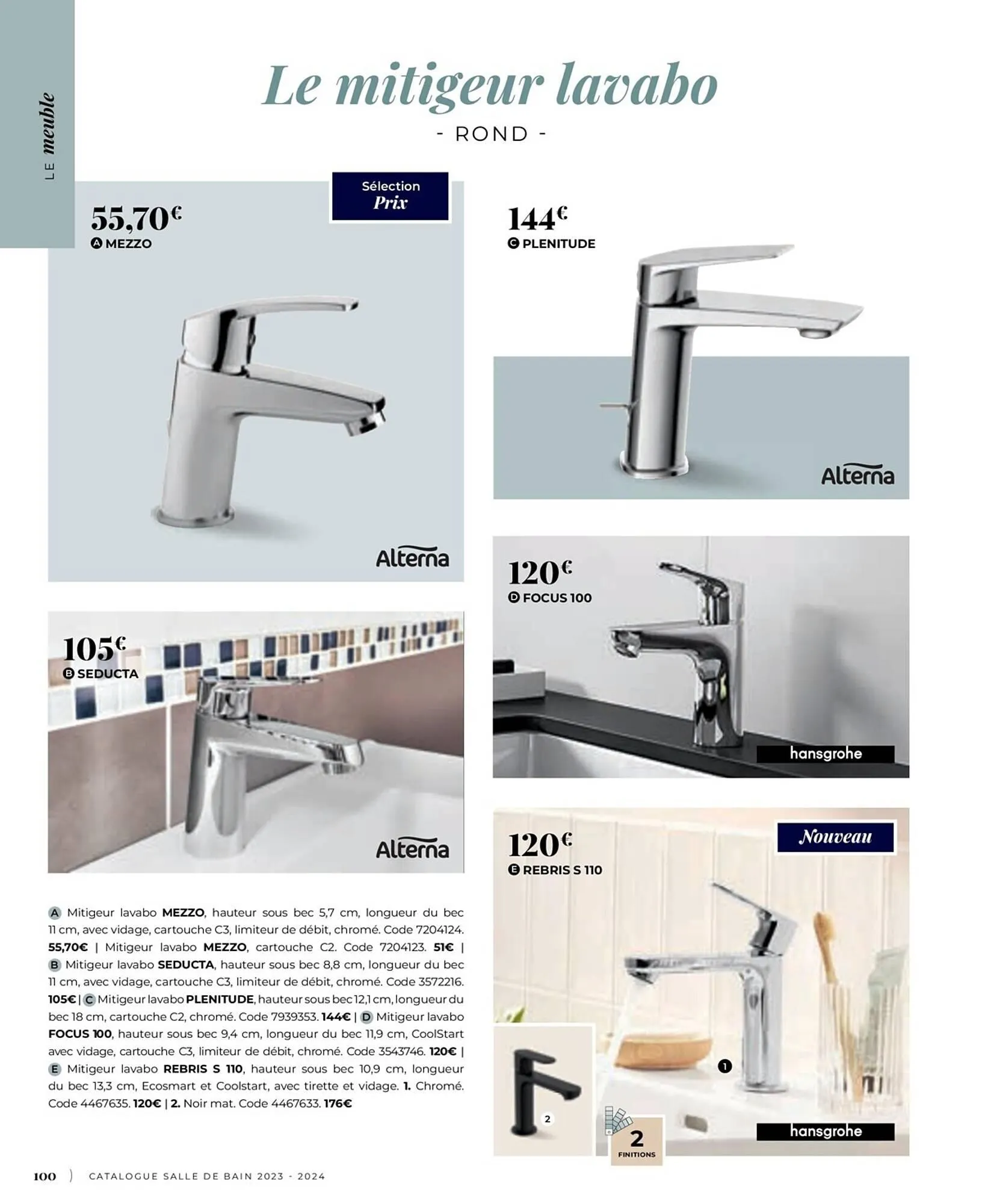 Catalogue Cedeo du 6 juillet au 31 décembre 2023 - Catalogue page 100