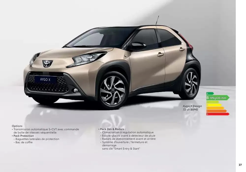 Toyota Aygo X du 13 février au 13 février 2026 - Catalogue page 27