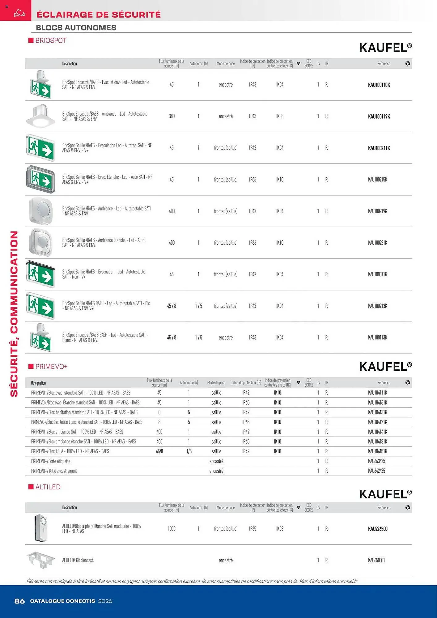 Catalogue Rexel du 10 avril au 31 décembre 2026 - Catalogue page 86