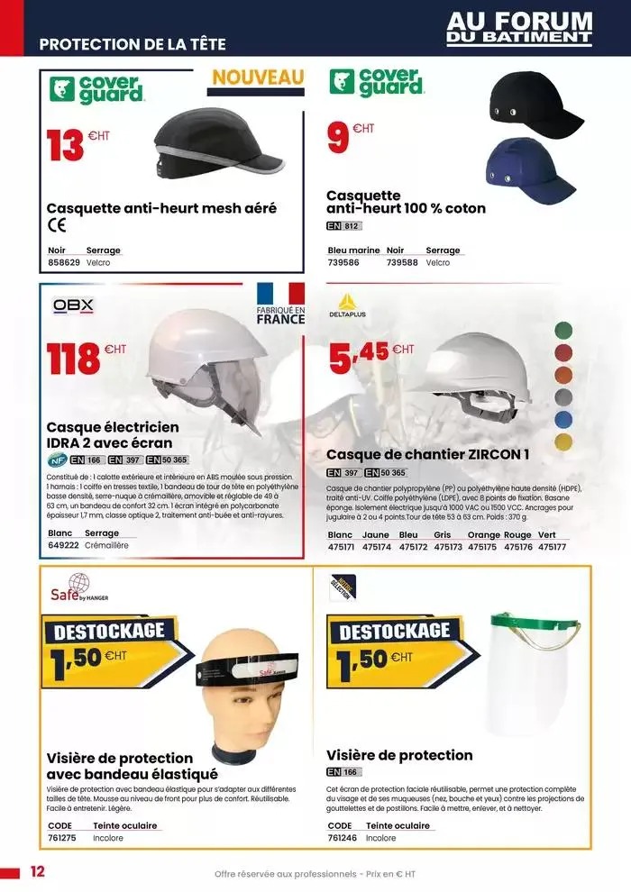 La Selection E.P.I PRINTEMPS - ÉTÉ  du 25 avril au 31 août 2025 - Catalogue page 12