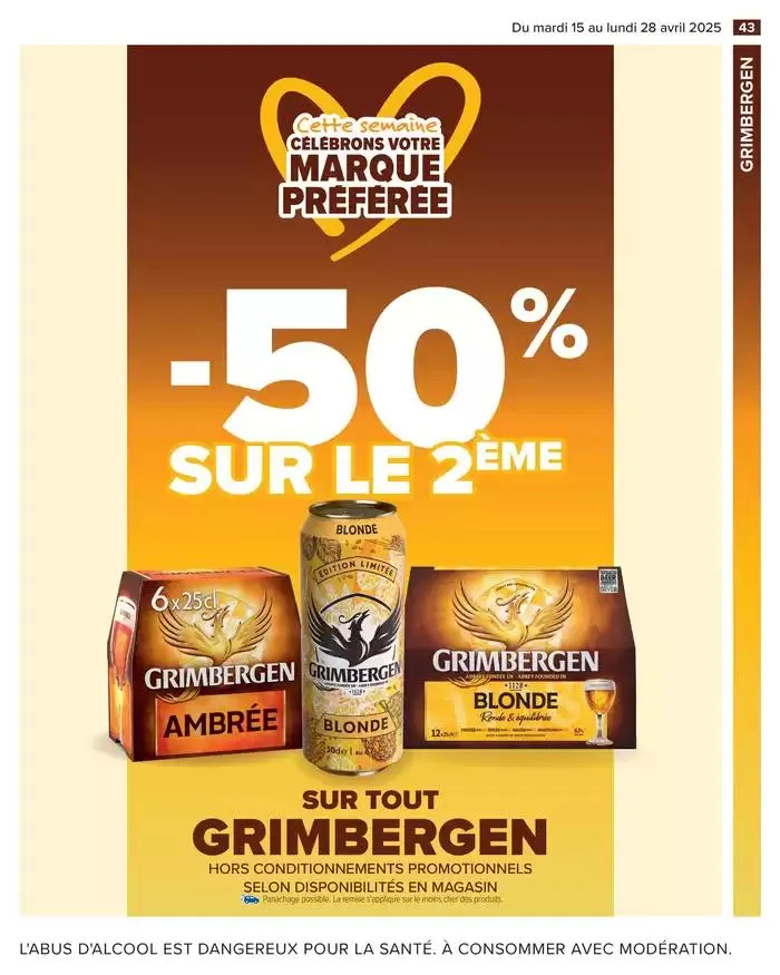 CRÊPES PARTY du 15 avril au 28 avril 2025 - Catalogue page 45