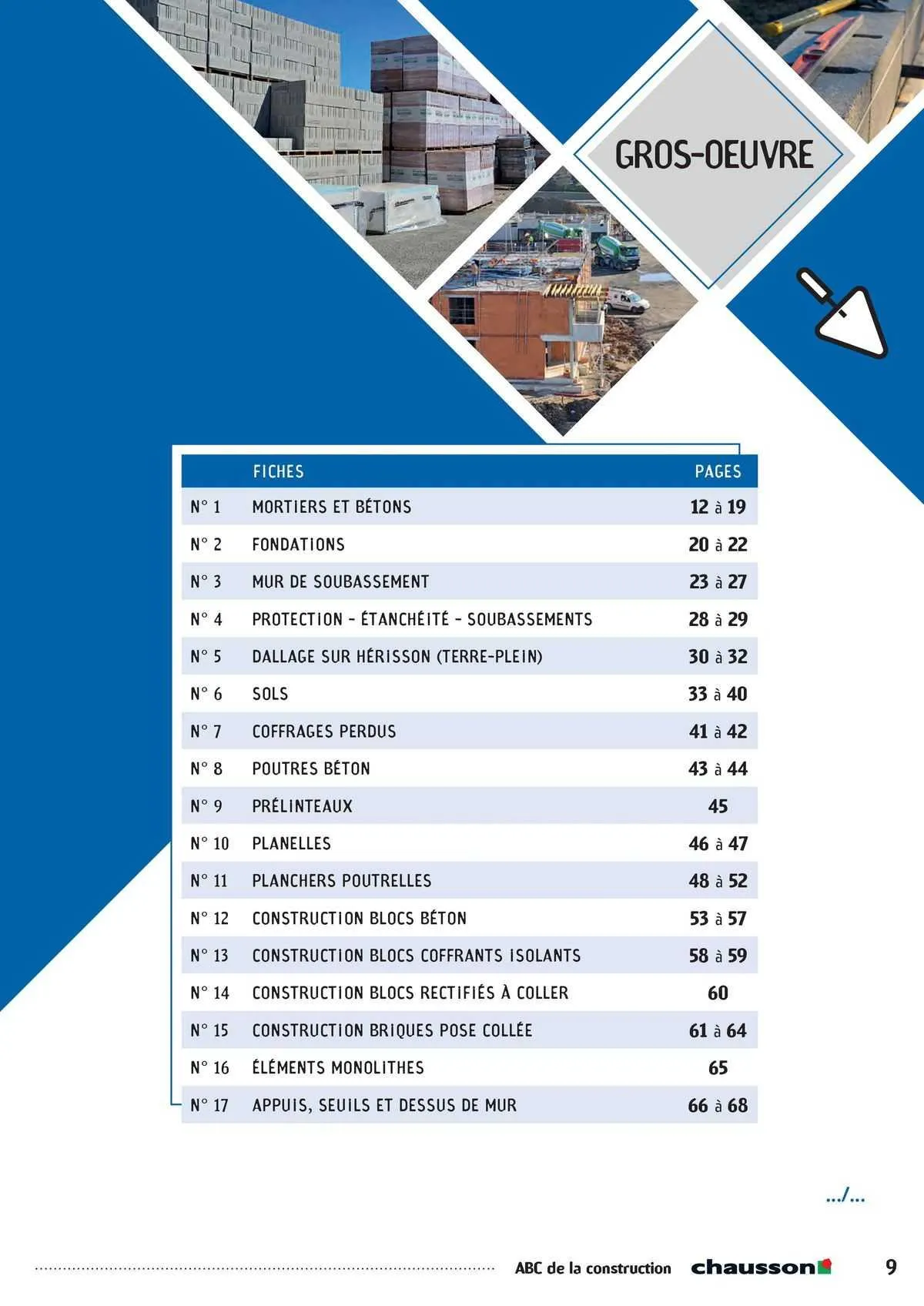 Catalogue Chausson Matériaux du 2 mai au 31 décembre 2025 - Catalogue page 9