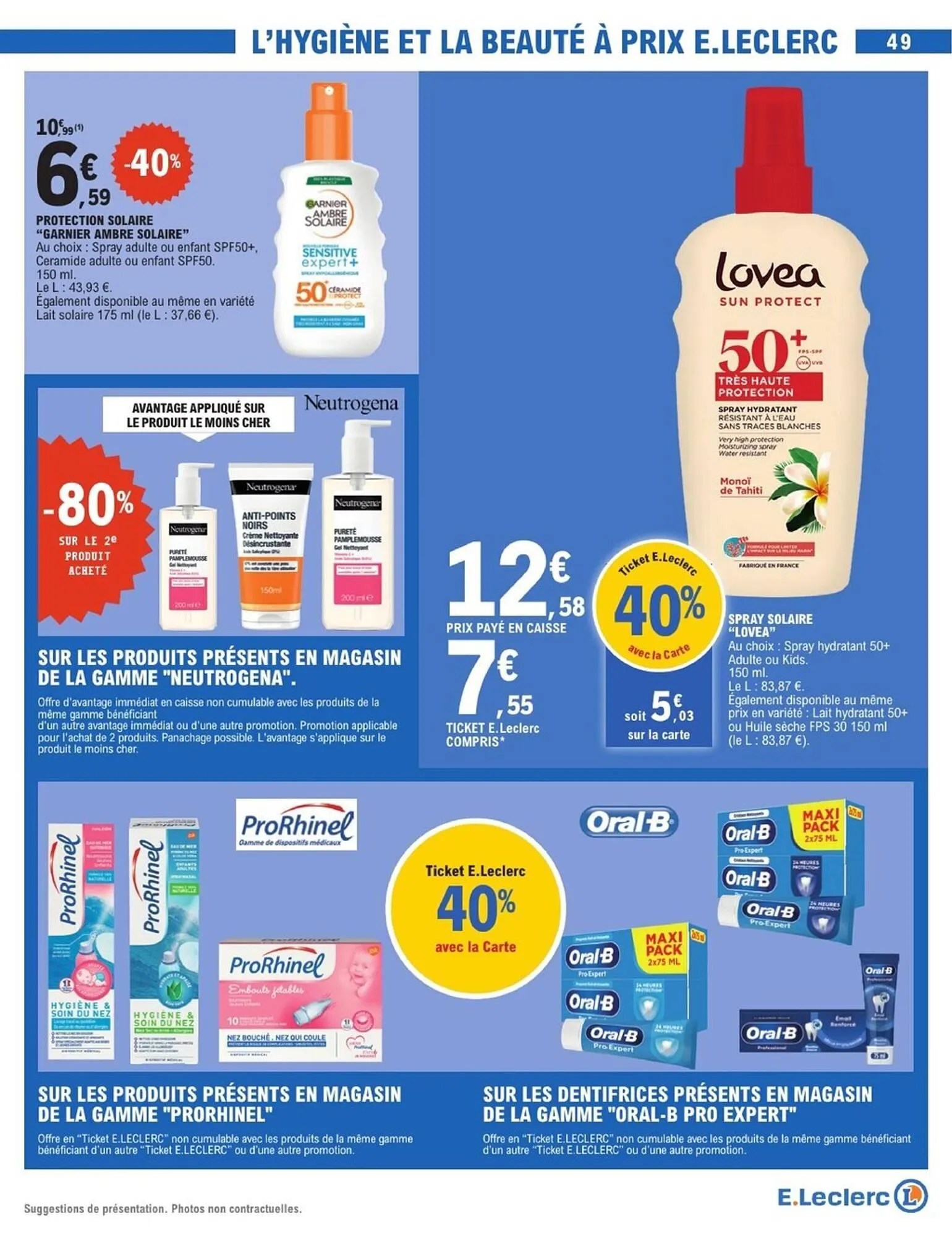 Catalogue E.Leclerc du 3 mars au 14 mars 2026 - Catalogue page 49