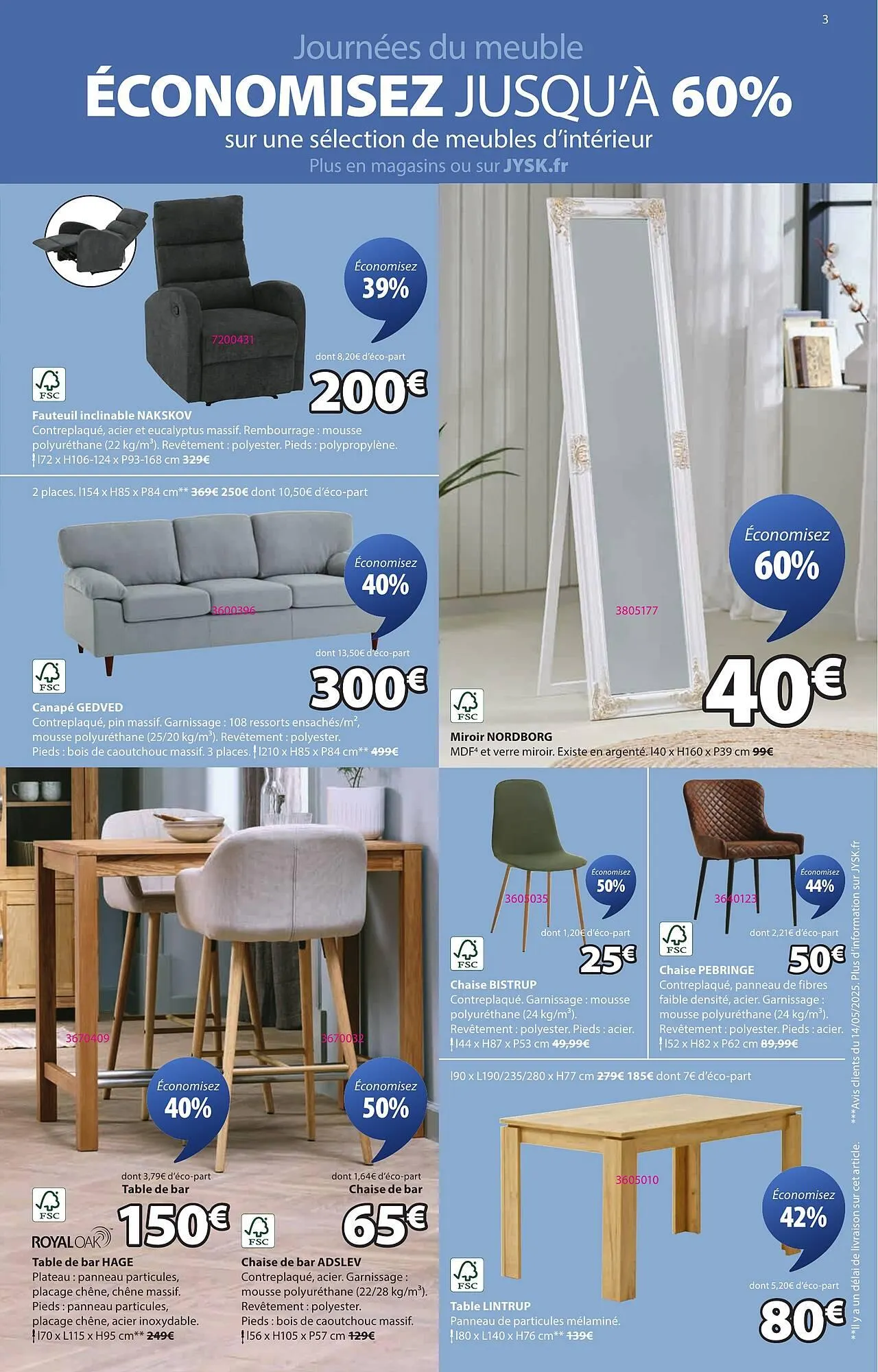 Catalogue JYSK du 1 juillet au 21 juillet 2025 - Catalogue page 3