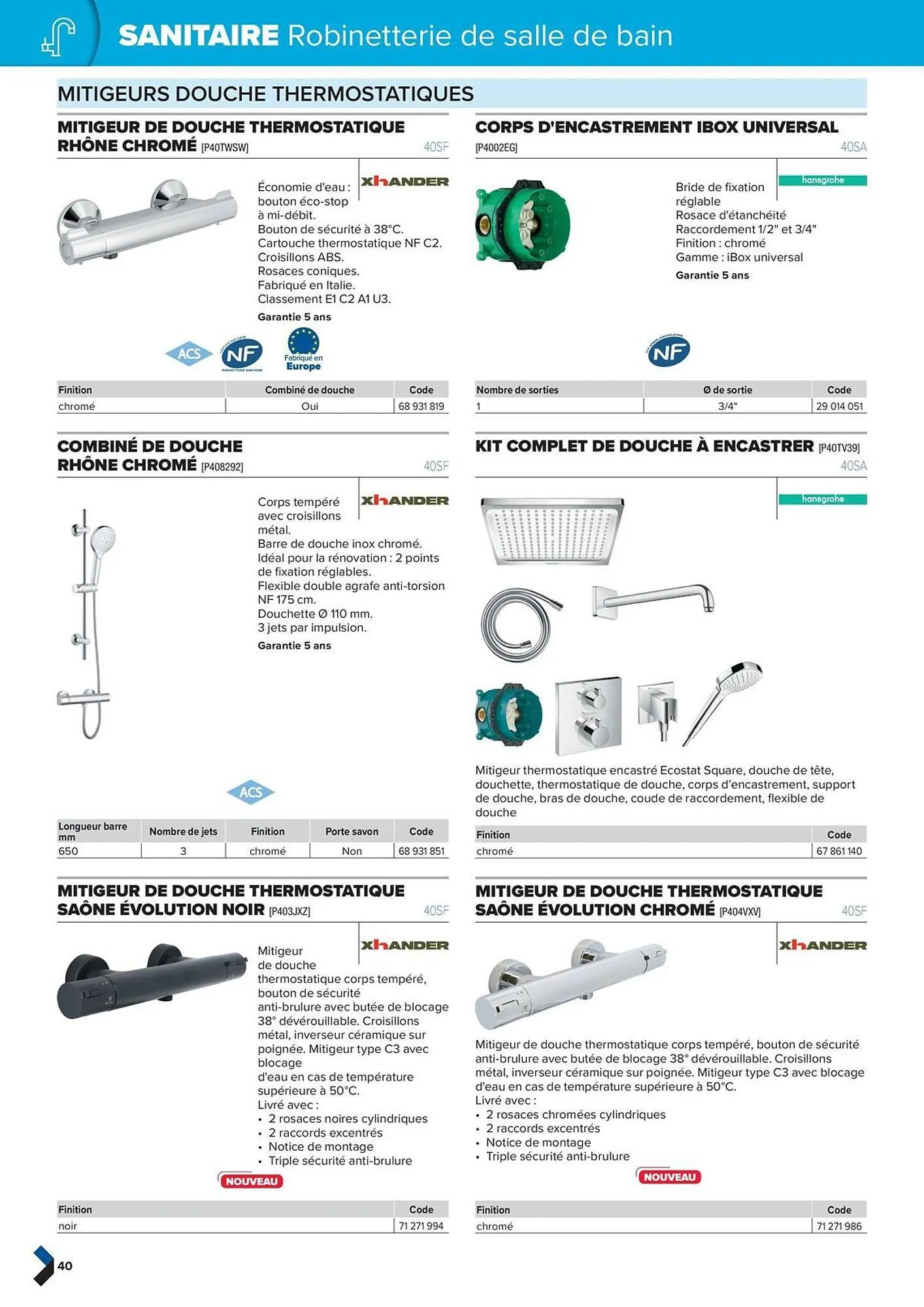 Catalogue Prolians du 2 octobre au 31 décembre 2025 - Catalogue page 40