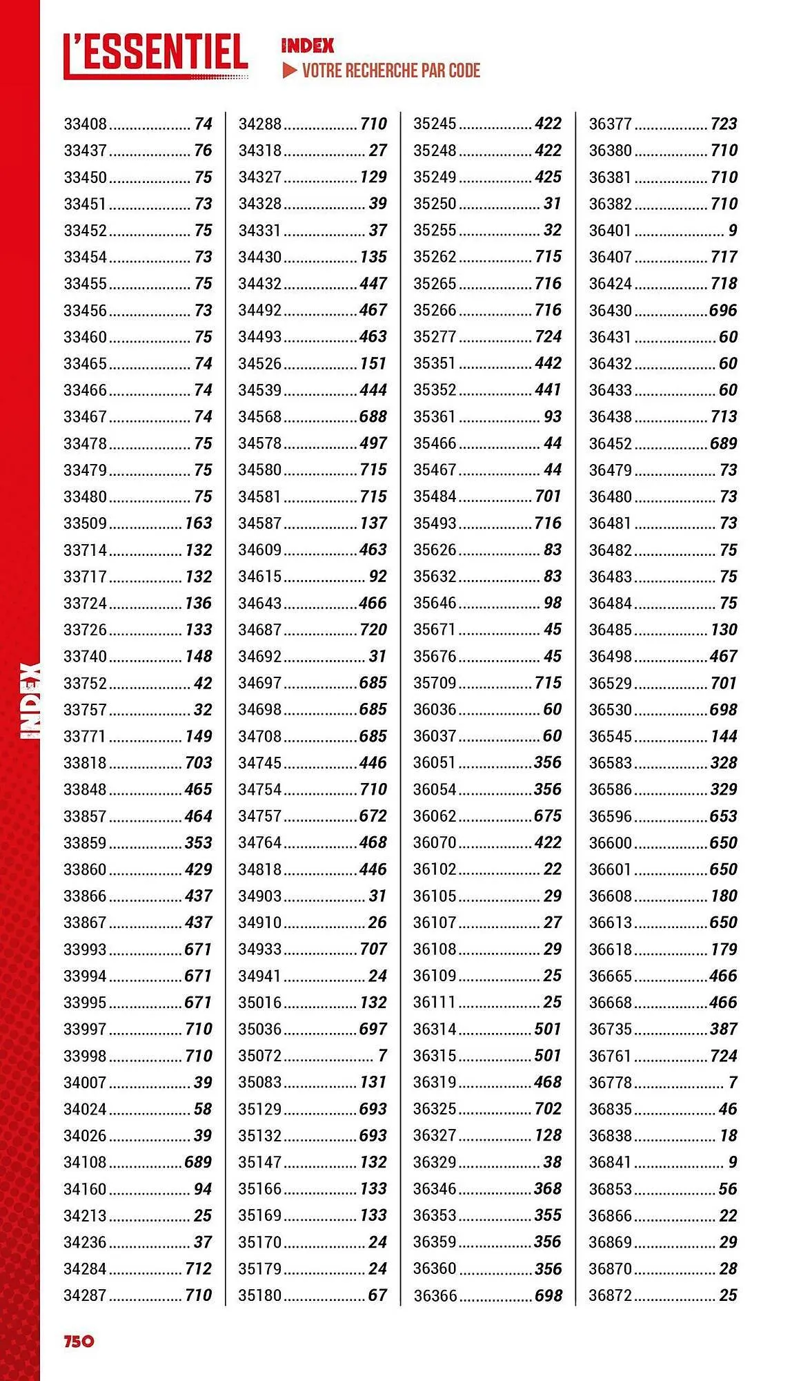 Catalogue Master Pro du 3 janvier au 31 décembre 2025 - Catalogue page 752