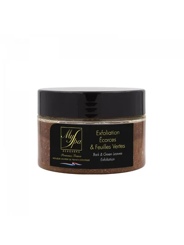 Exfoliation écorces & feuilles vertes 350g